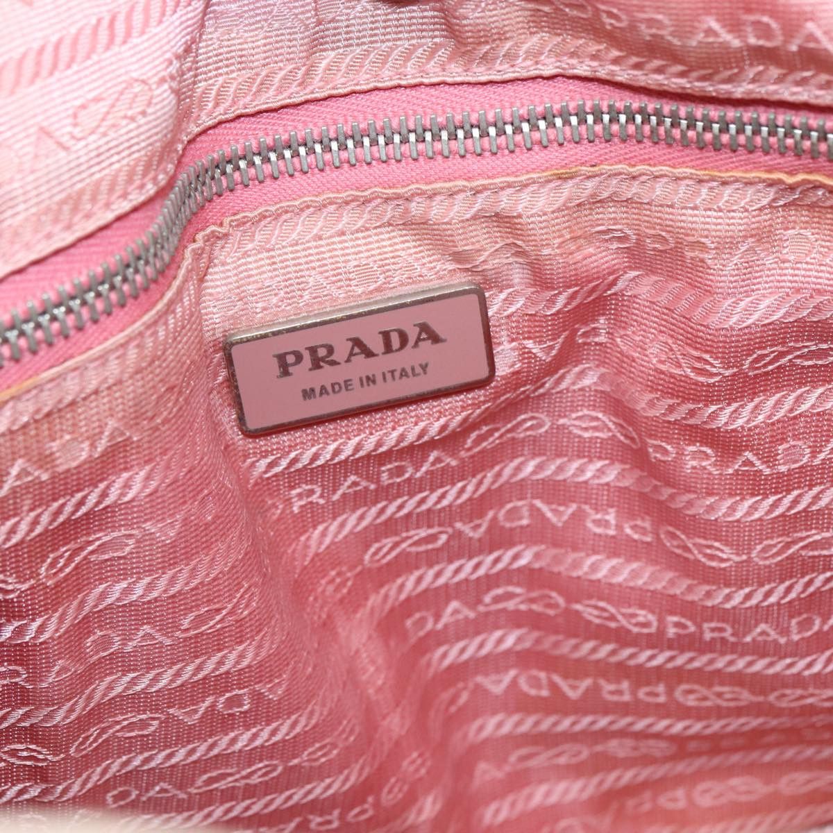 Prada -- Pink Canvas Handbag (Pre-Owned) Size ONE SIZE - 7 Thumbnail