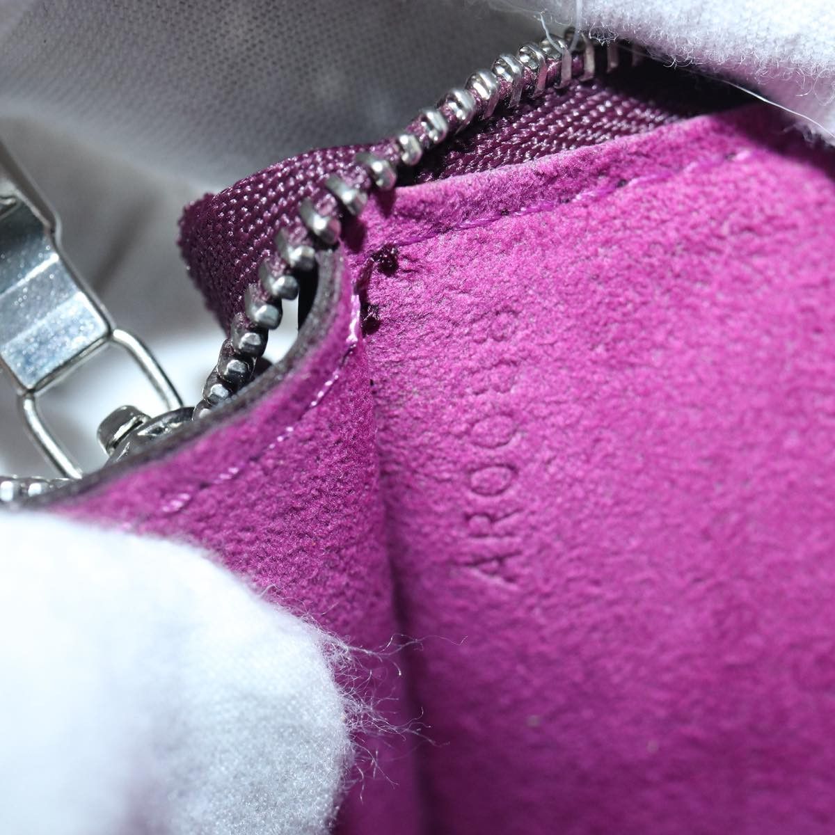 Louis Vuitton Pochette Accessoire Purple Leather Clutch Bag (Pre-Owned) Size ONE SIZE - 7 Thumbnail