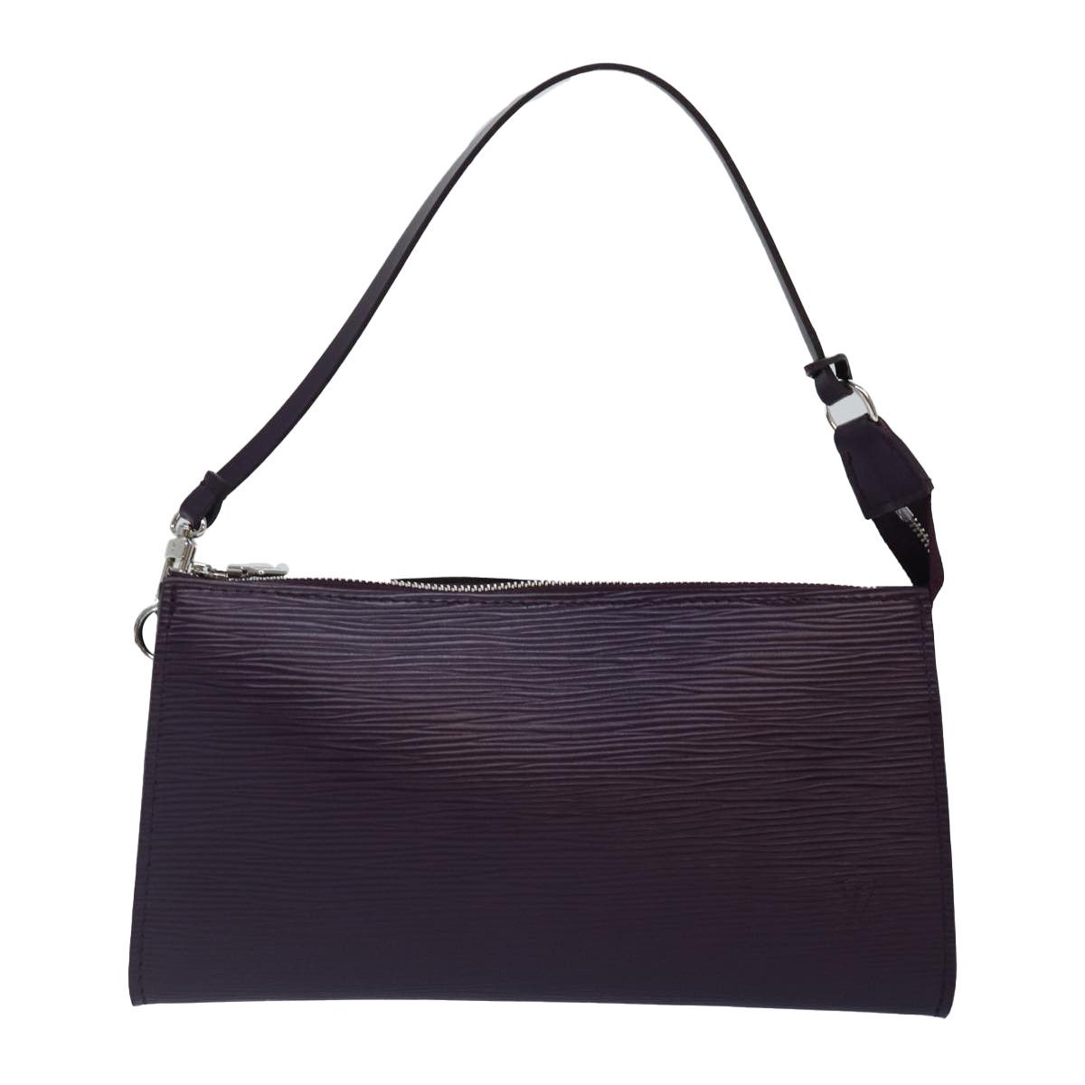 Louis Vuitton Pochette Accessoire Purple Leather Clutch Bag (Pre-Owned) Size ONE SIZE - 15 Thumbnail
