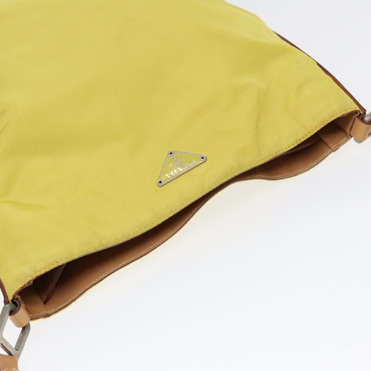 Prada Tessuto Yellow Synthetic Shoulder Bag (Pre-Owned) Size ONE SIZE - 17 Thumbnail