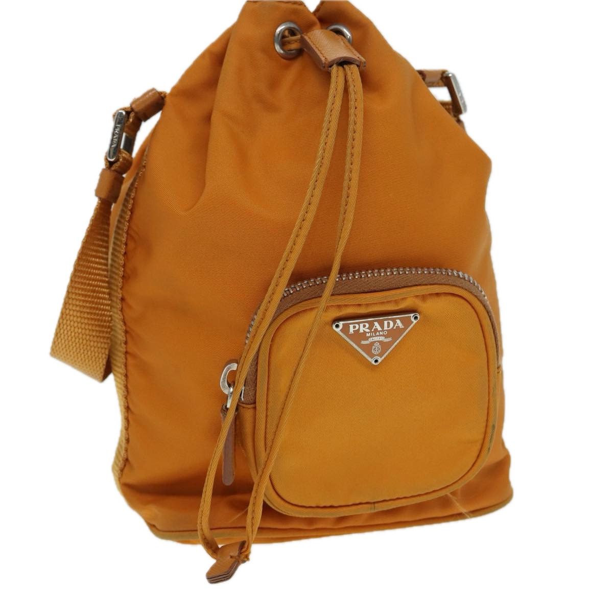 Prada Tessuto Orange Synthetic Clutch Bag (Pre-Owned) Size ONE SIZE - 17 Thumbnail