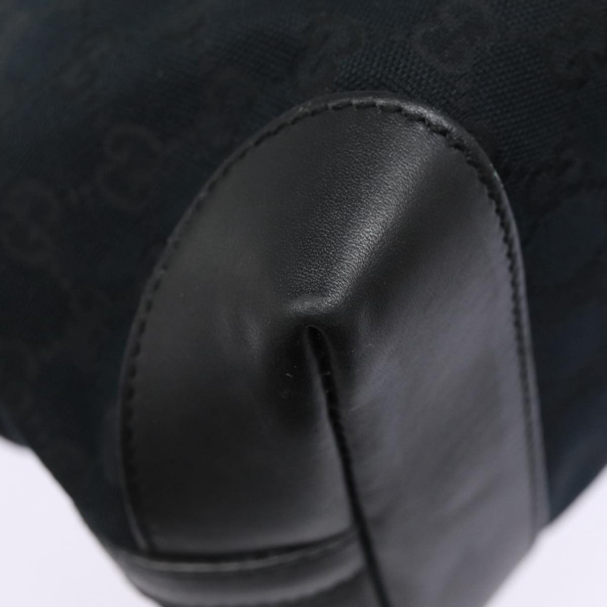 Gucci Gg Canvas Black Canvas Tote Bag (Pre-Owned) Size ONE SIZE - 18 Thumbnail