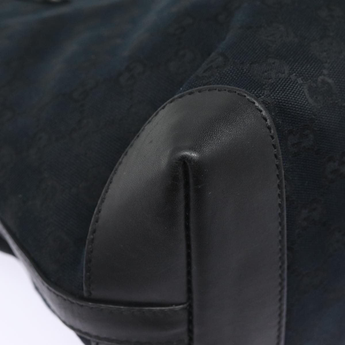Gucci Gg Canvas Black Canvas Tote Bag (Pre-Owned) Size ONE SIZE - 15 Thumbnail