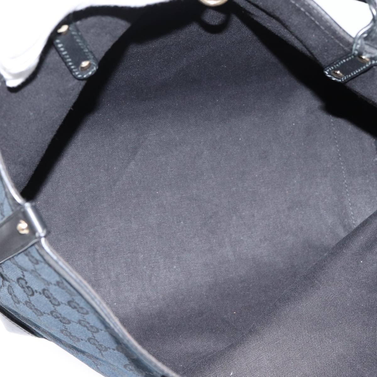 Gucci Gg Canvas Black Canvas Tote Bag (Pre-Owned) Size ONE SIZE - 5 Thumbnail