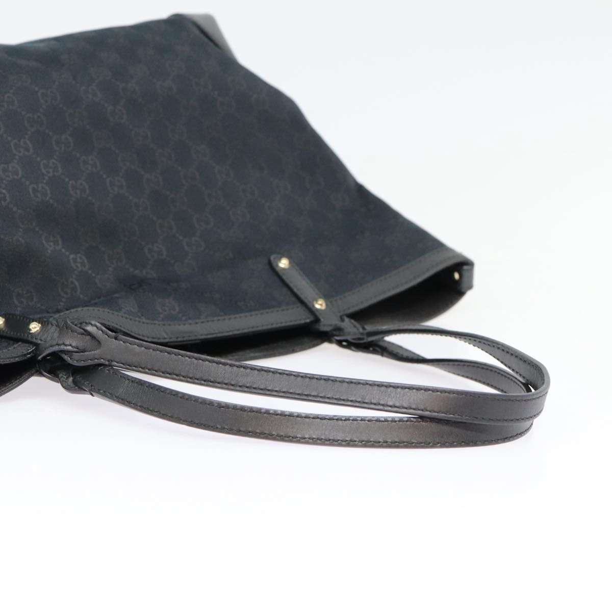 Gucci Gg Canvas Black Canvas Tote Bag (Pre-Owned) Size ONE SIZE - 14 Thumbnail