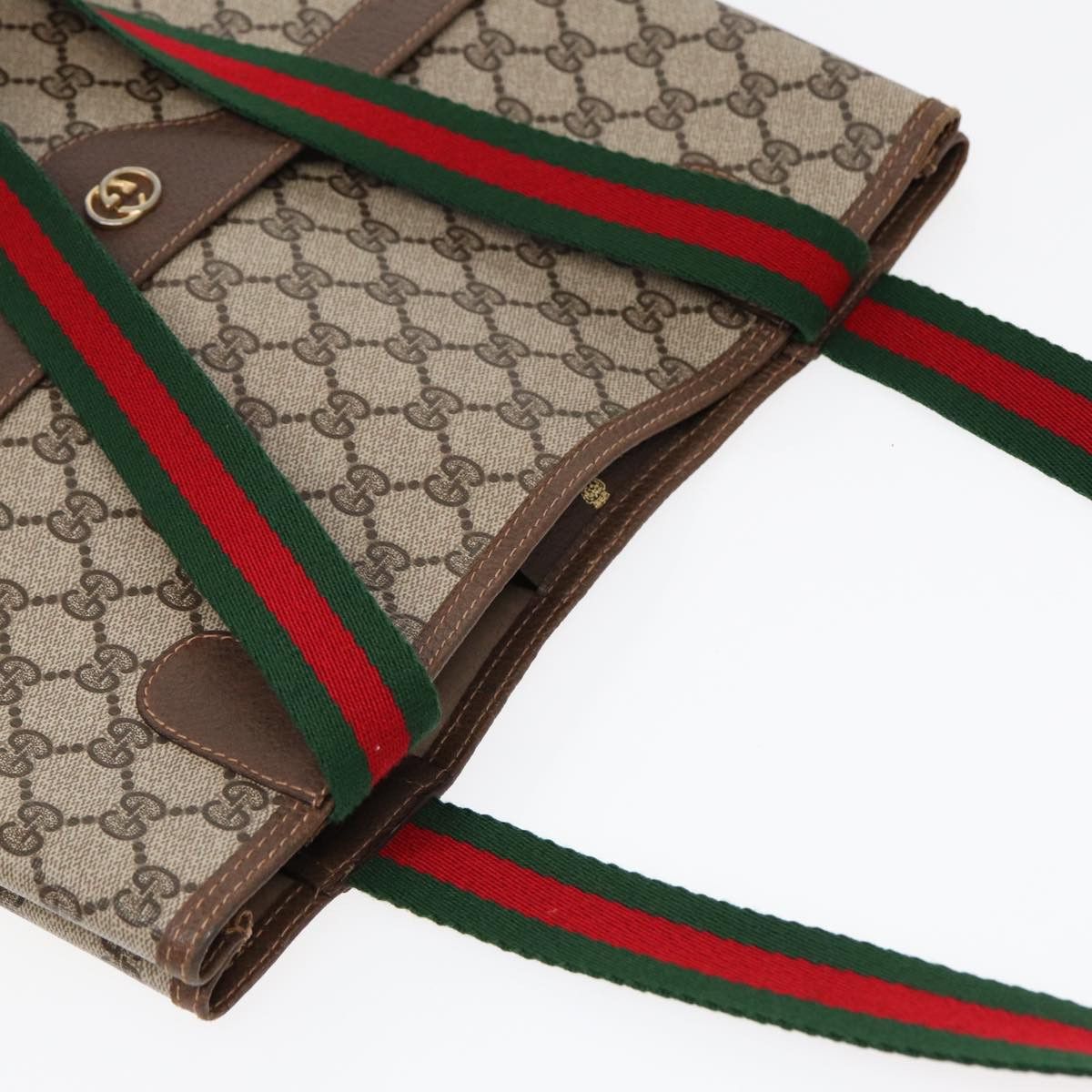 Gucci Gg Canvas Beige Canvas Tote Bag (Pre-Owned) Size ONE SIZE - 4 Thumbnail