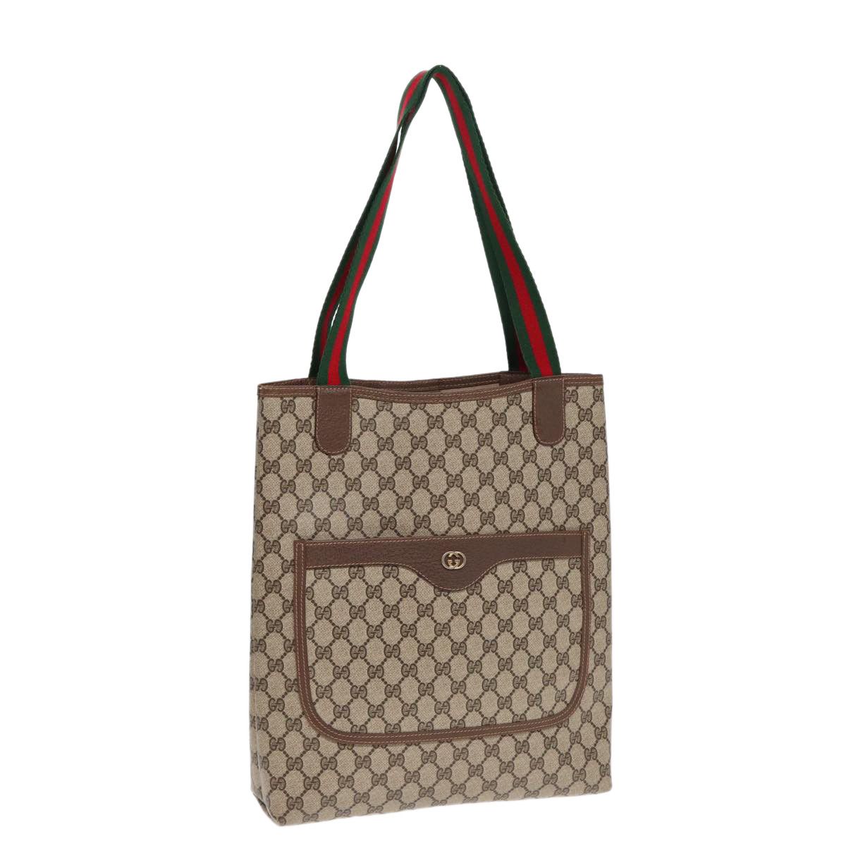 Gucci Gg Canvas Beige Canvas Tote Bag (Pre-Owned) Size ONE SIZE - 18 Thumbnail