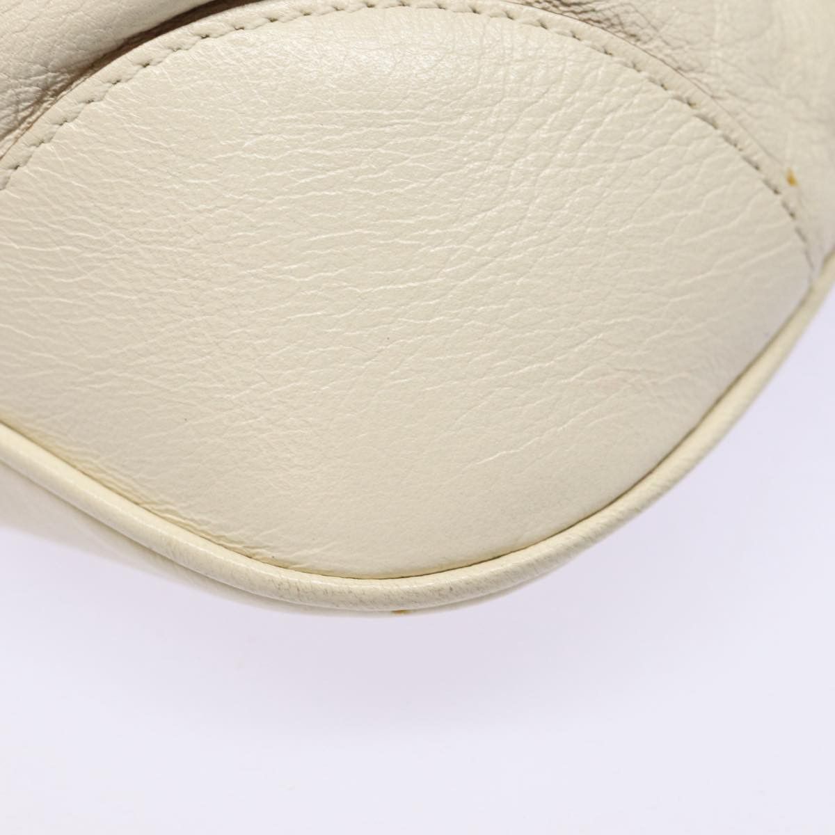 Salvatore Ferragamo Marisa White Leather Handbag (Pre-Owned) Size ONE SIZE - 15 Thumbnail