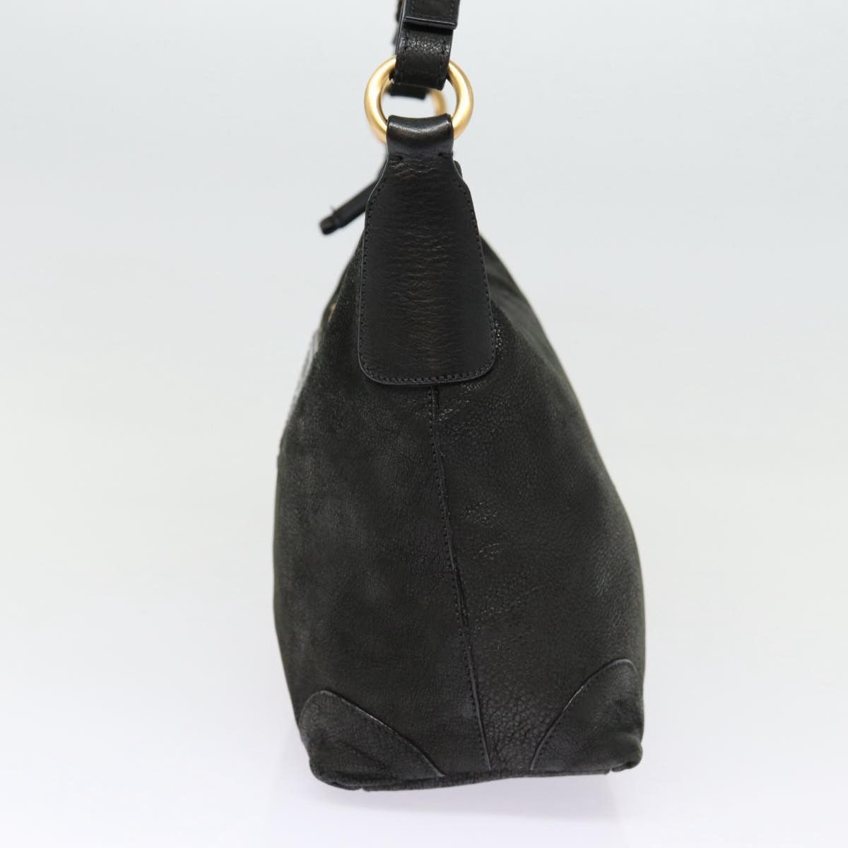 Prada Black Leather Shoulder Bag (Pre-Owned) Size ONE SIZE - 10 Thumbnail