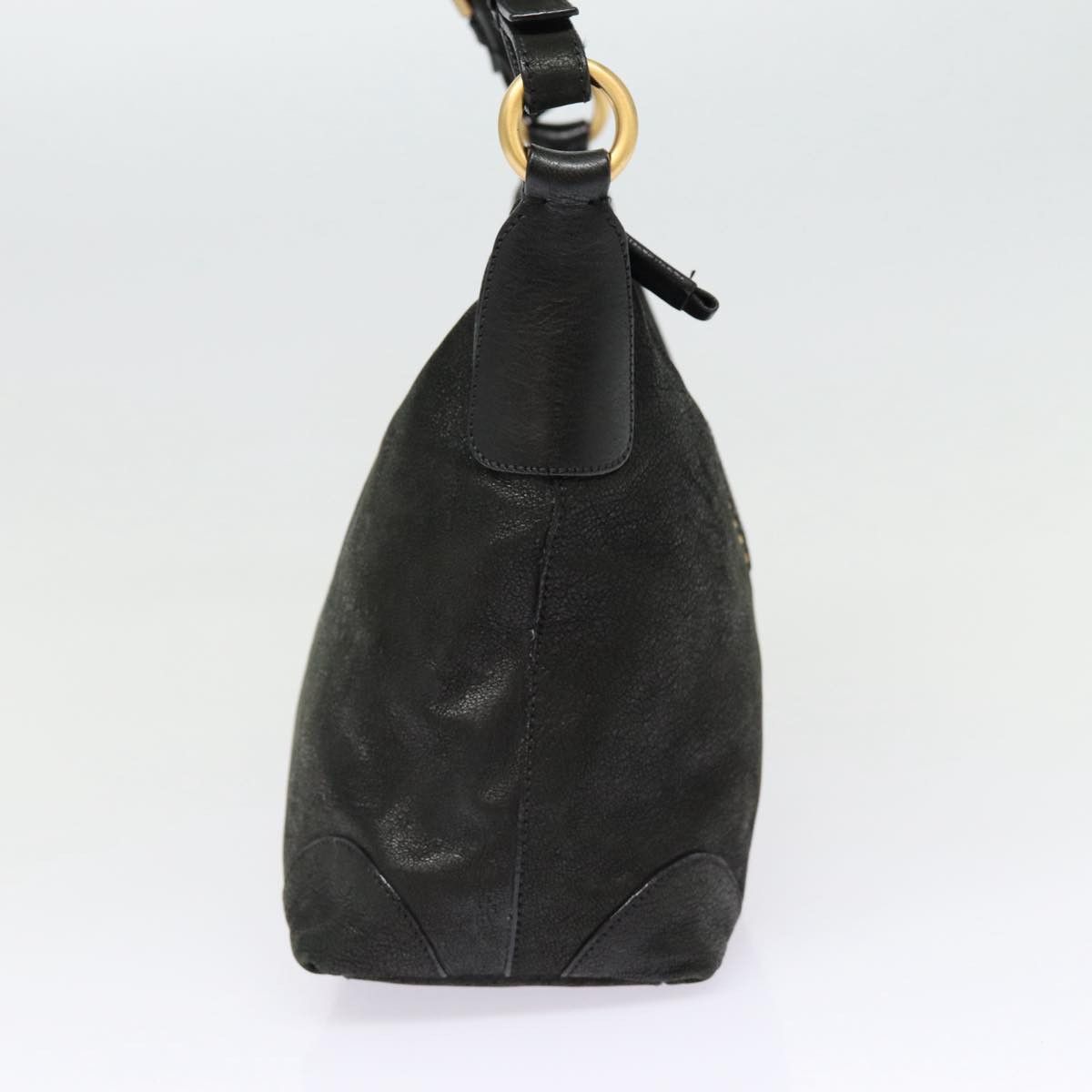 Prada Black Leather Shoulder Bag (Pre-Owned) Size ONE SIZE - 11 Thumbnail