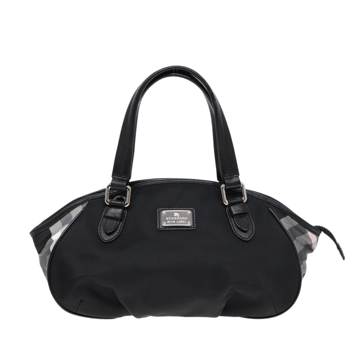 Burberry Nova Check Black Canvas Handbag (Pre-Owned) Size ONE SIZE - 17 Thumbnail