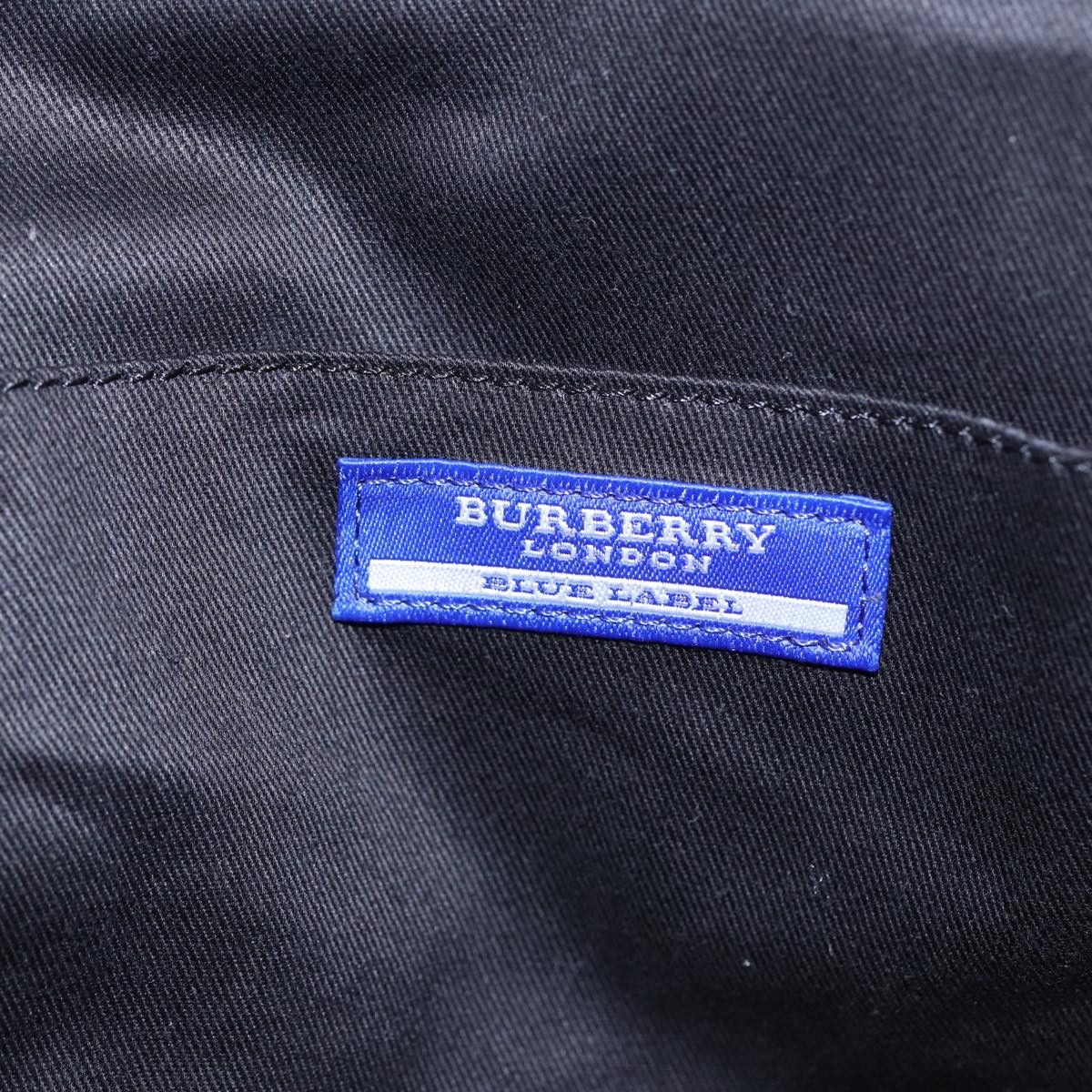 Burberry Nova Check Black Canvas Handbag (Pre-Owned) Size ONE SIZE - 10 Thumbnail
