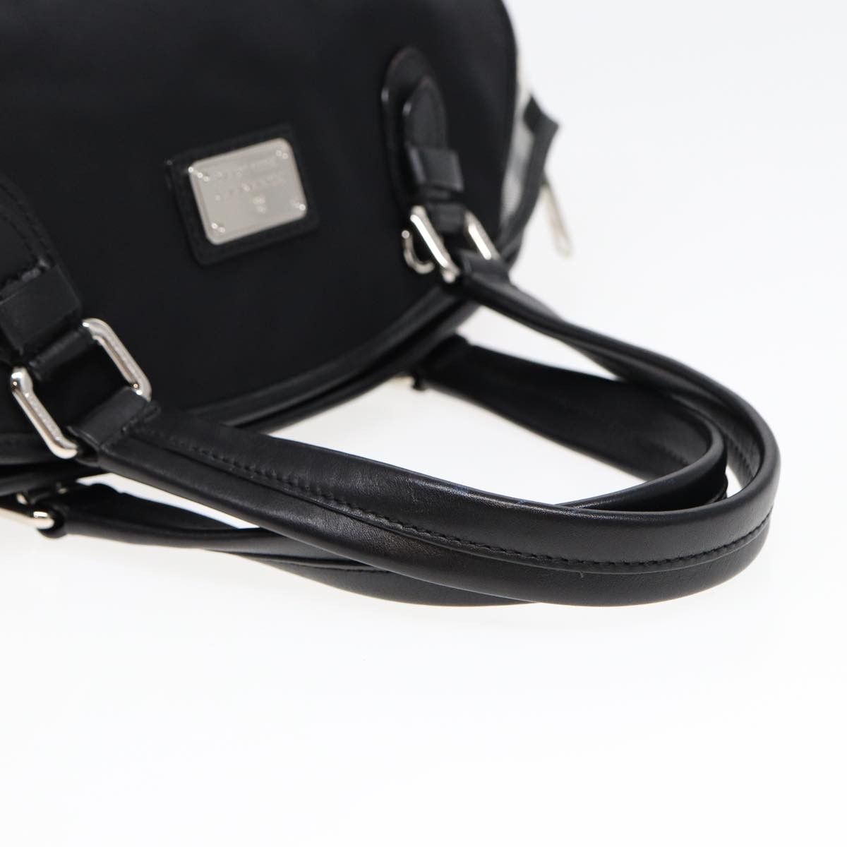 Burberry Nova Check Black Canvas Handbag (Pre-Owned) Size ONE SIZE - 8 Thumbnail