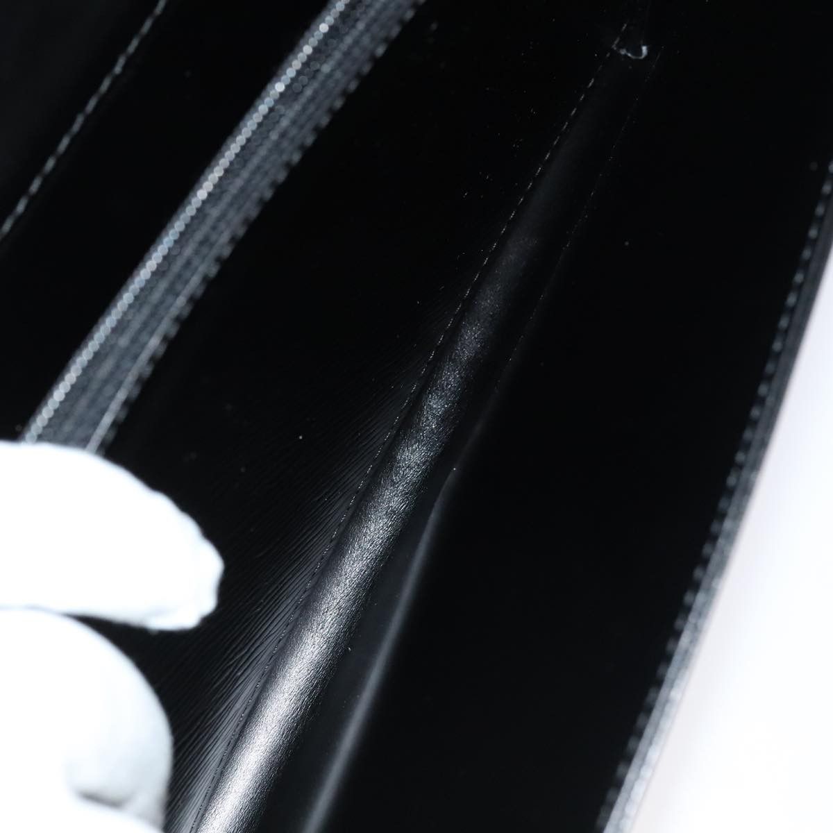 Louis Vuitton Aegean Black Leather Clutch Bag (Pre-Owned) Size ONE SIZE - 14 Thumbnail
