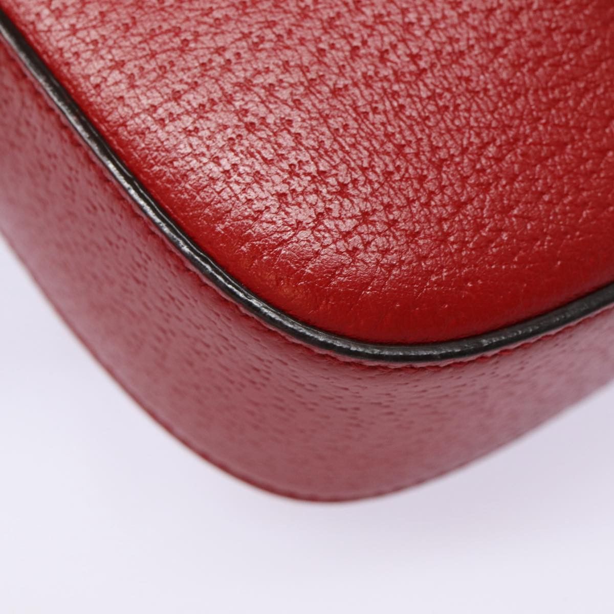 Gucci Animalier Red Leather Shoulder Bag (Pre-Owned) Size ONE SIZE - 14 Thumbnail
