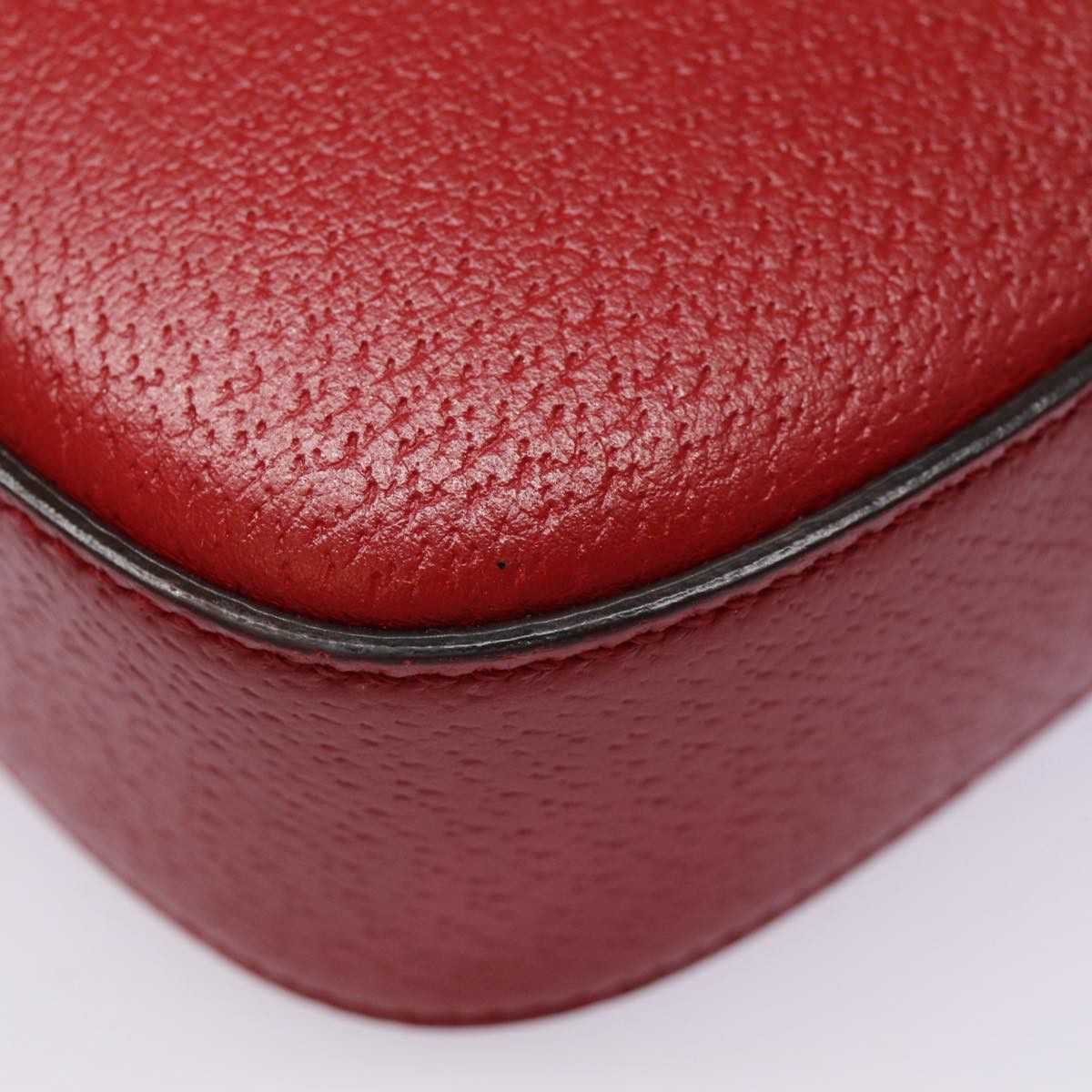 Gucci Animalier Red Leather Shoulder Bag (Pre-Owned) Size ONE SIZE - 11 Thumbnail