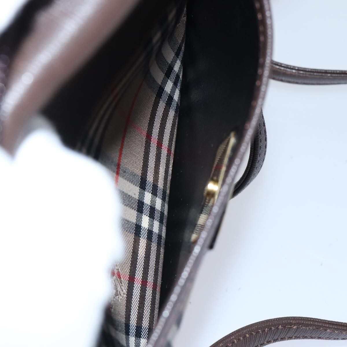 Burberry Nova Check Beige Canvas Shoulder Bag (Pre-Owned) Size ONE SIZE - 19 Thumbnail