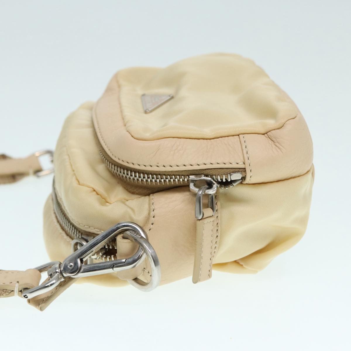Prada Tessuto Beige Synthetic Clutch Bag (Pre-Owned) Size ONE SIZE - 12 Thumbnail