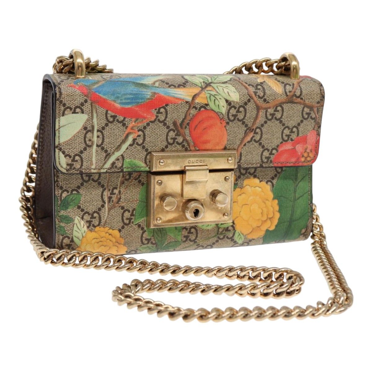 Gucci Padlock Beige Canvas Shoulder Bag (Pre-Owned) Size ONE SIZE - 18 Thumbnail