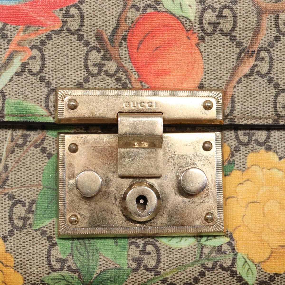 Gucci Padlock Beige Canvas Shoulder Bag (Pre-Owned) Size ONE SIZE - 17 Thumbnail