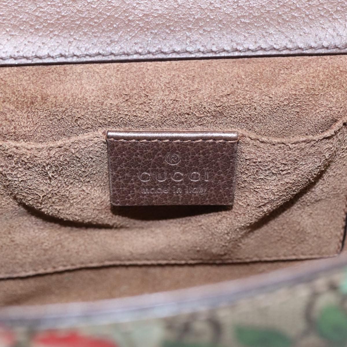 Gucci Padlock Beige Canvas Shoulder Bag (Pre-Owned) Size ONE SIZE - 8 Thumbnail