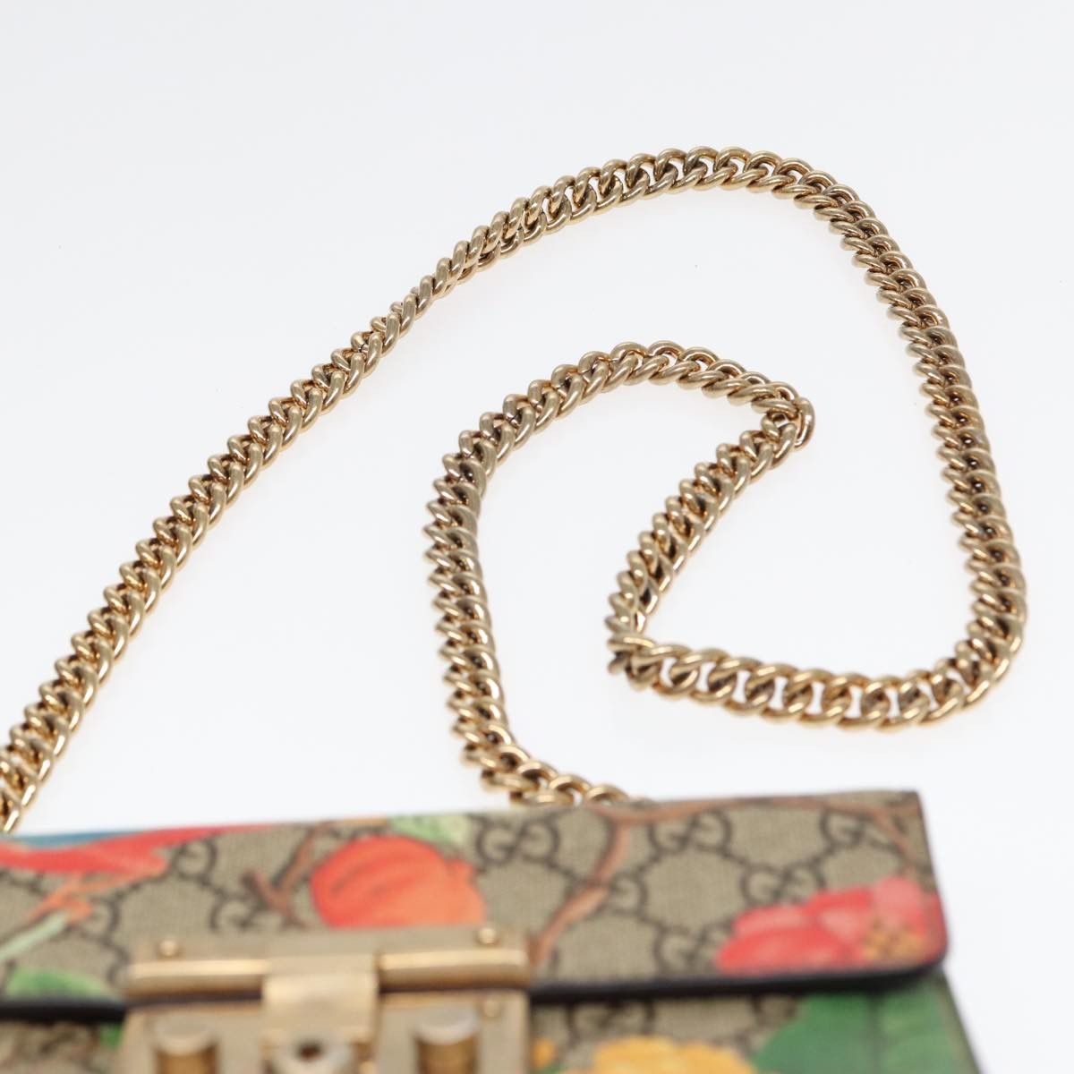 Gucci Padlock Beige Canvas Shoulder Bag (Pre-Owned) Size ONE SIZE - 12 Thumbnail