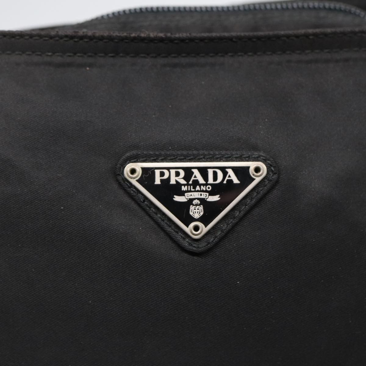 Prada Tessuto Black Synthetic Shoulder Bag (Pre-Owned) Size ONE SIZE - 8 Thumbnail
