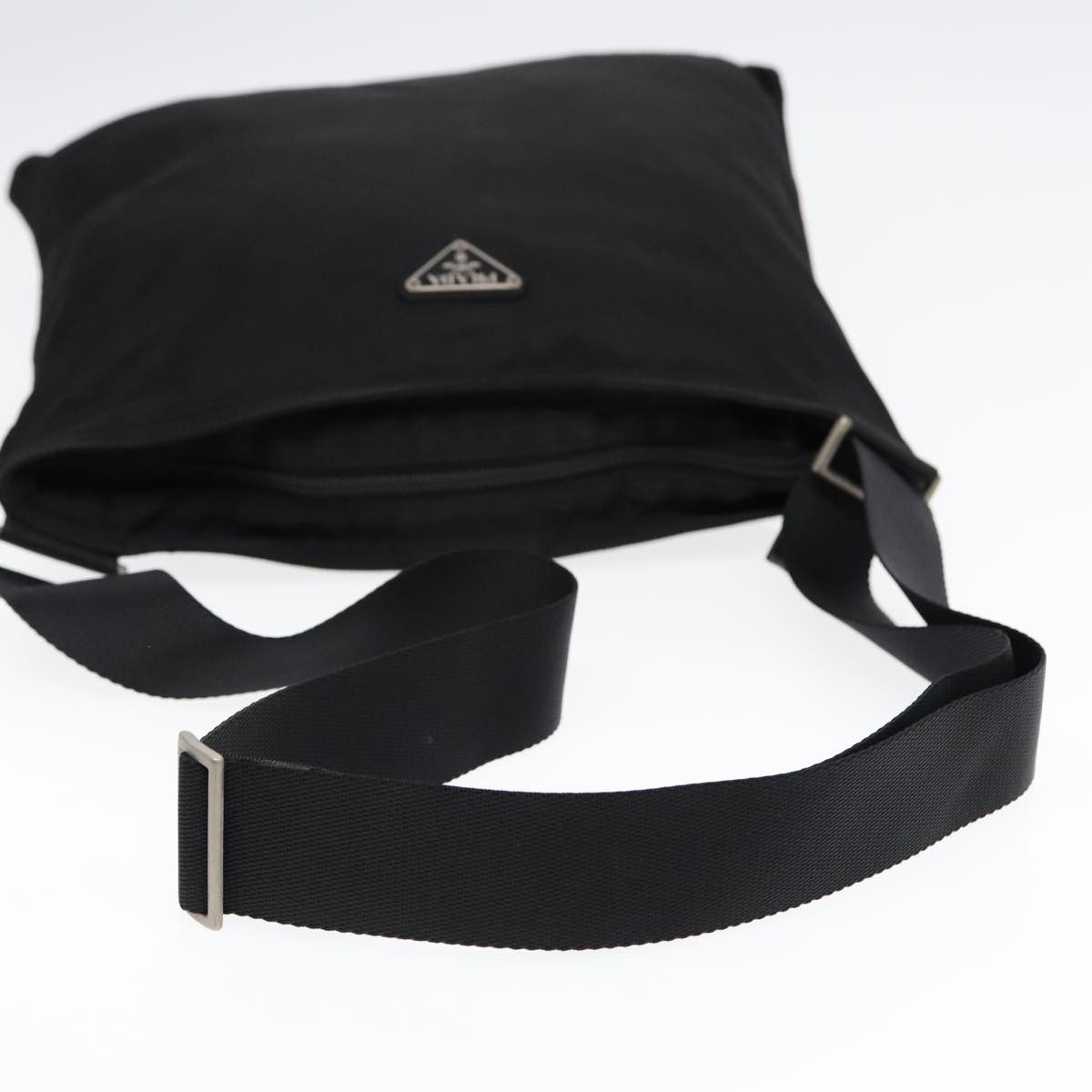 Prada Tessuto Black Synthetic Shoulder Bag (Pre-Owned) Size ONE SIZE - 12 Thumbnail