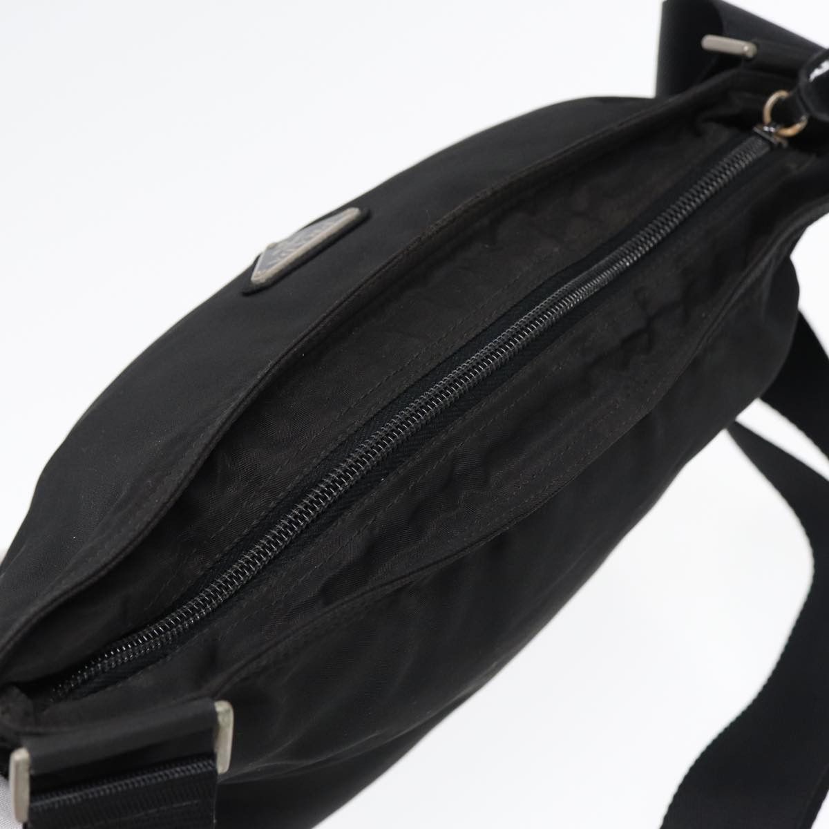 Prada Tessuto Black Synthetic Shoulder Bag (Pre-Owned) Size ONE SIZE - 4 Thumbnail