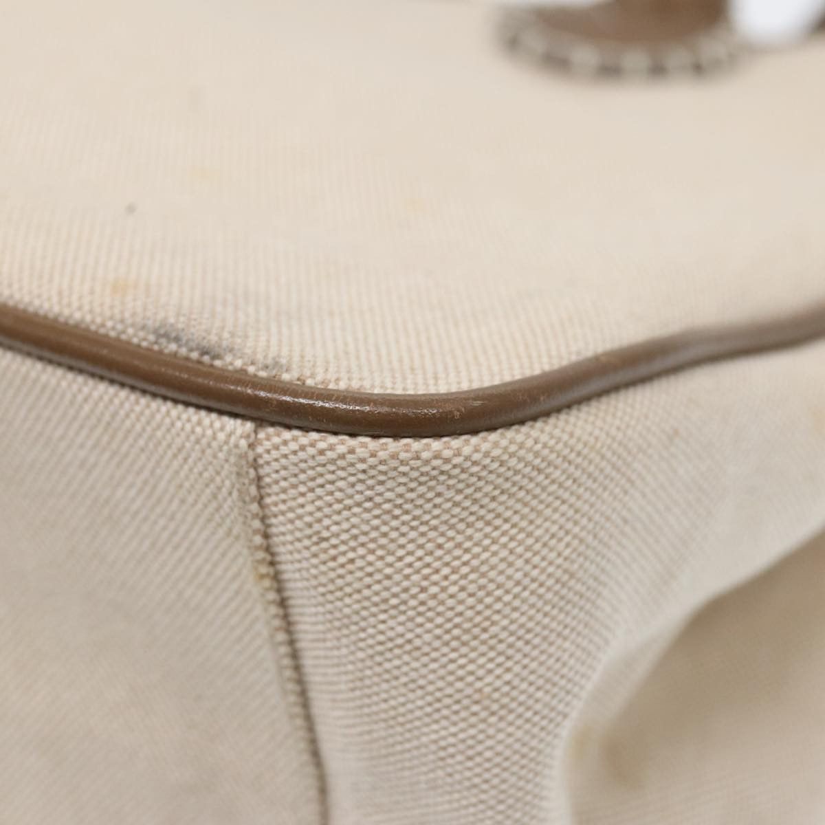 Burberry Beige Canvas Handbag (Pre-Owned) Size ONE SIZE - 9 Thumbnail