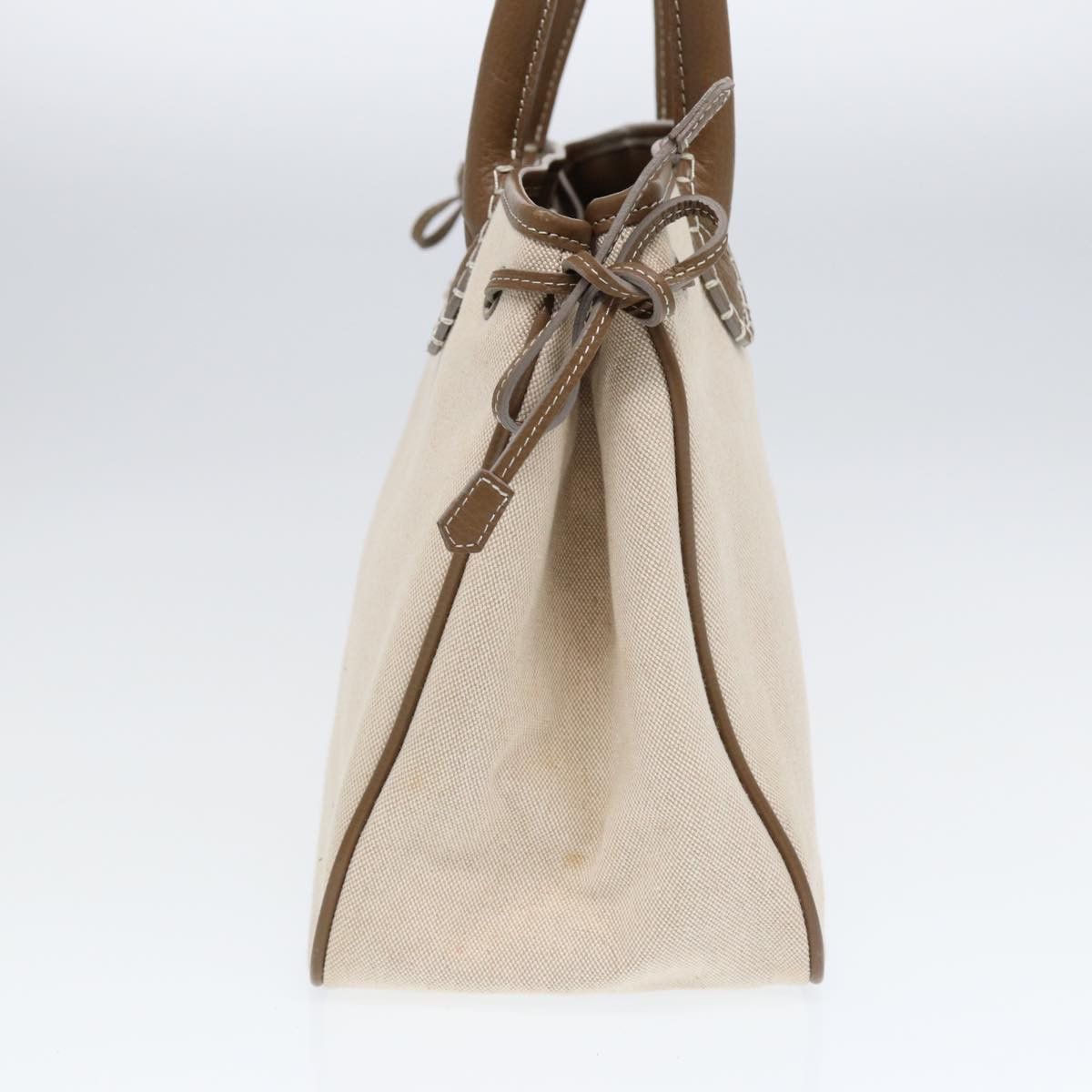 Burberry Beige Canvas Handbag (Pre-Owned) Size ONE SIZE - 3 Thumbnail