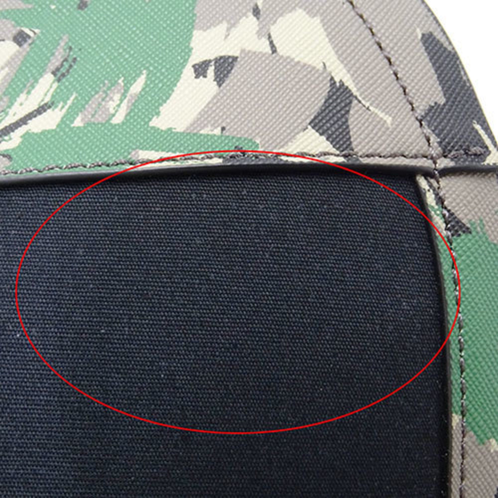 Marc by Marc Jacobs Marc by Marc Jacobs Marc by Jacobs Women's Shoulder Bag Grey Green Camouflage Size ONE SIZE - 9 Thumbnail