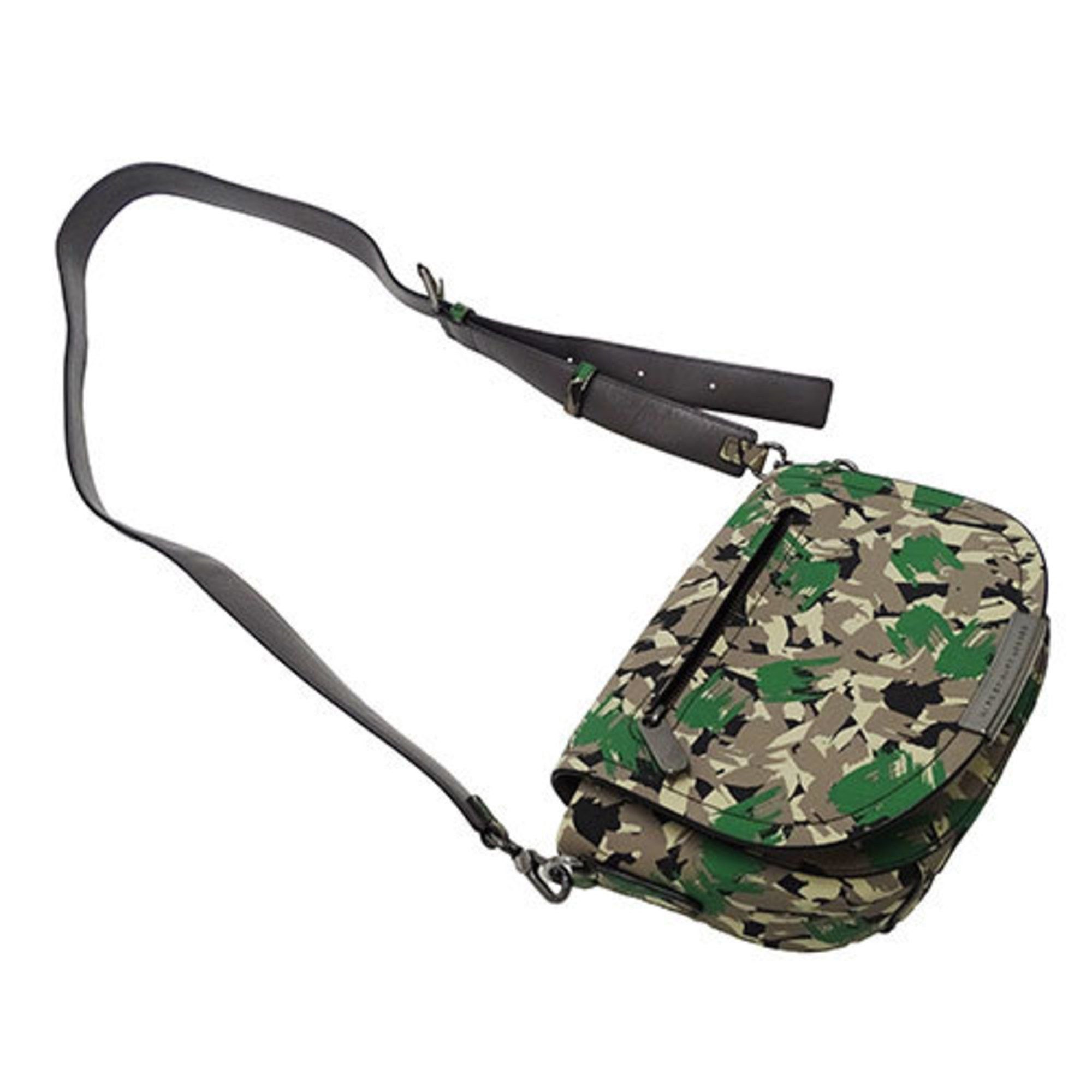 Marc by Marc Jacobs Marc by Marc Jacobs Marc by Jacobs Women's Shoulder Bag Grey Green Camouflage Size ONE SIZE - 6 Thumbnail