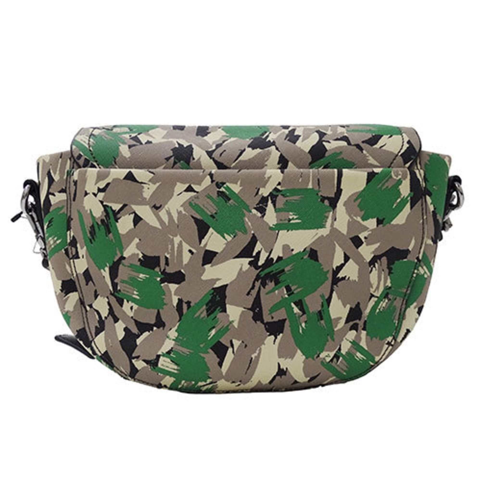 Marc by Marc Jacobs Marc by Marc Jacobs Marc by Jacobs Women's Shoulder Bag Grey Green Camouflage Size ONE SIZE - 3 Thumbnail