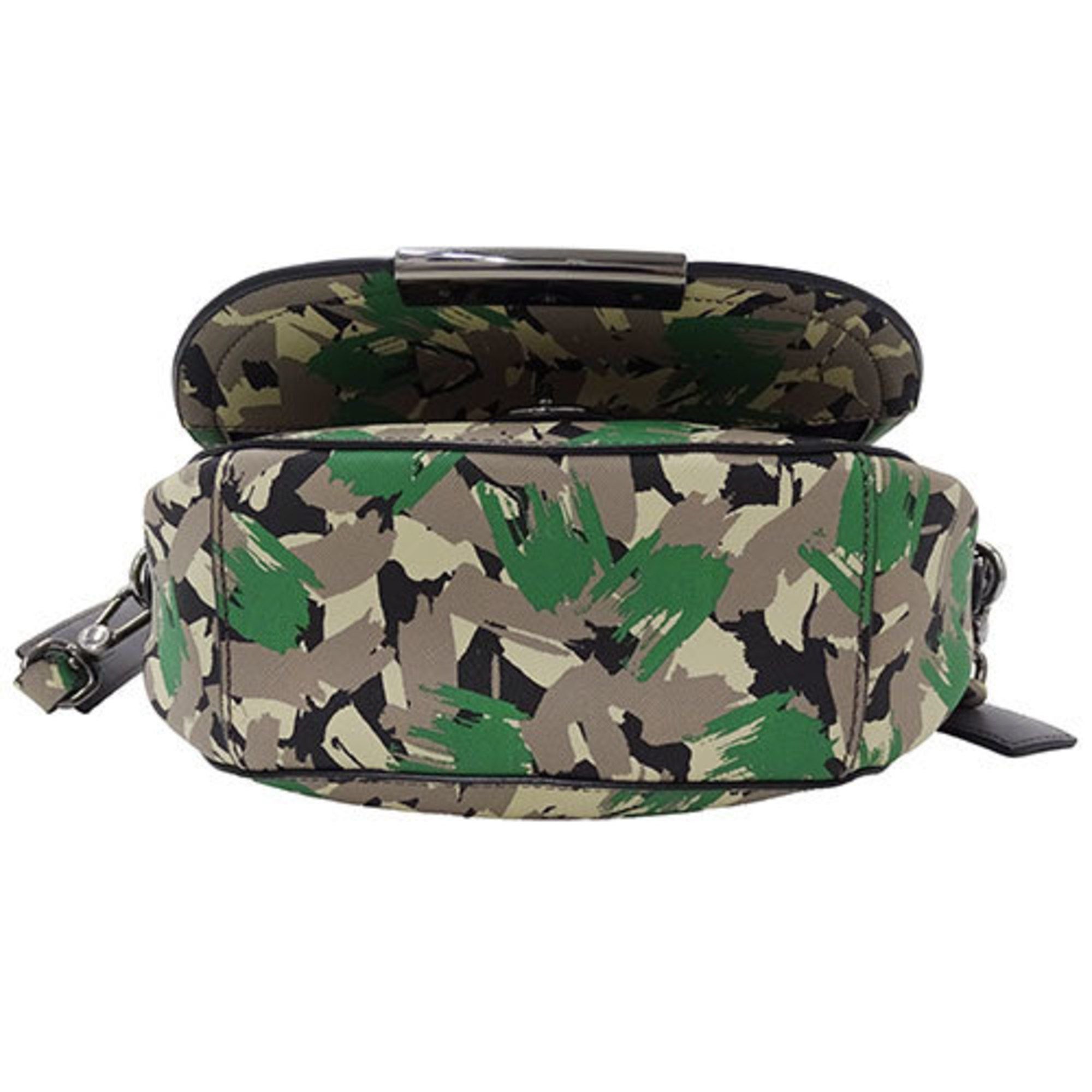Marc by Marc Jacobs Marc by Marc Jacobs Marc by Jacobs Women's Shoulder Bag Grey Green Camouflage Size ONE SIZE - 4 Thumbnail