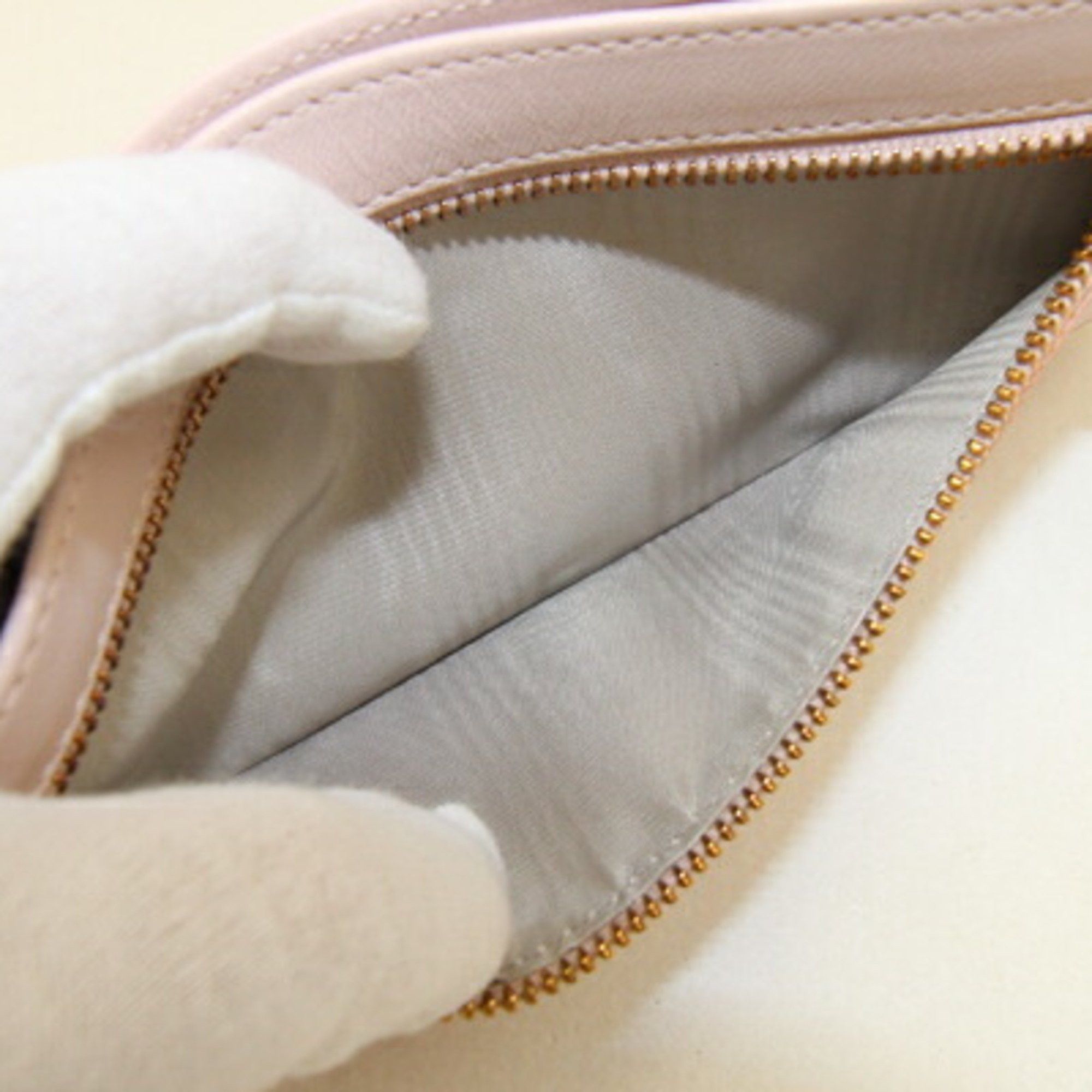 Tod's Tod's Clutch Bag Light Pink Leather Long Wallet Purse Women's TOD'S Size ONE SIZE - 9 Thumbnail