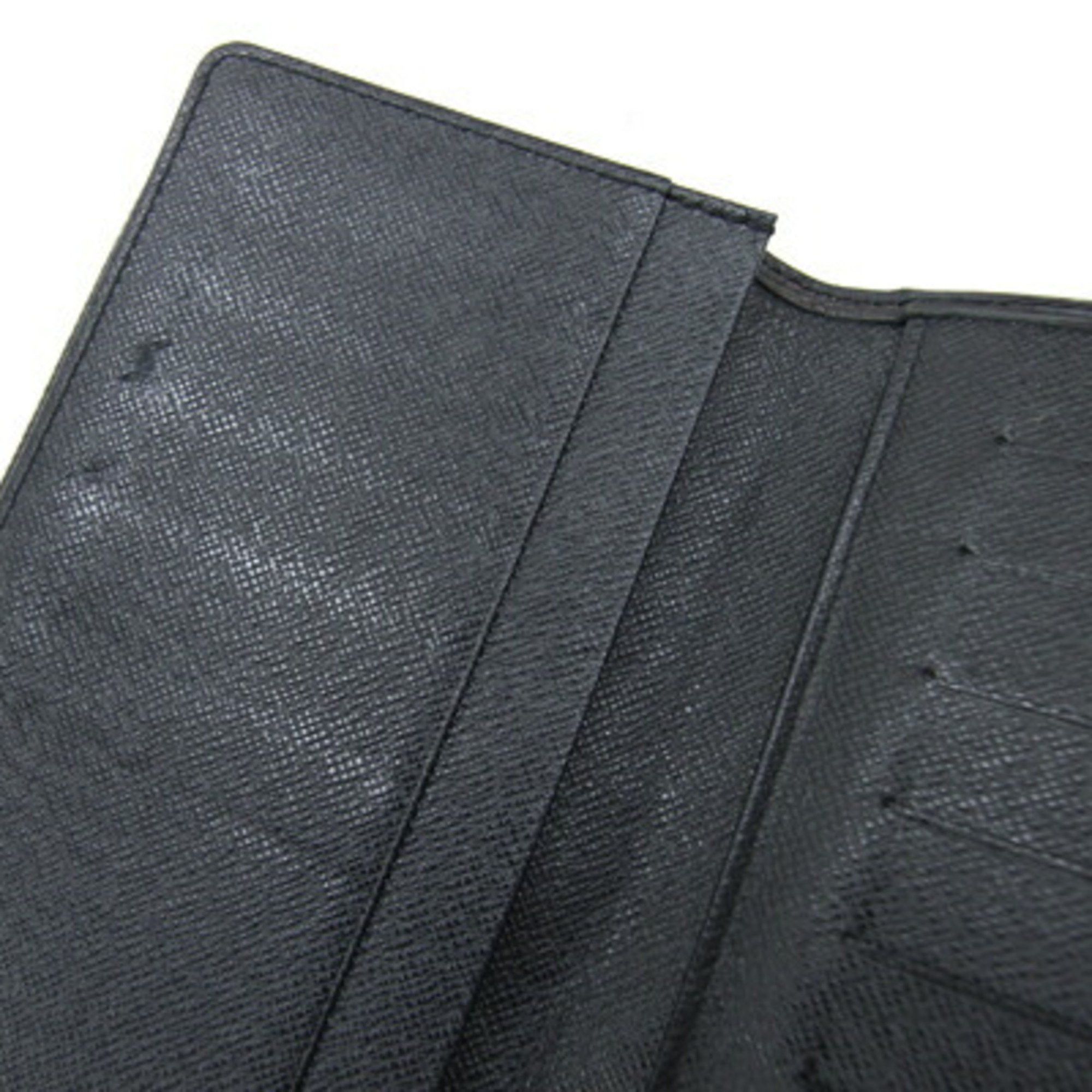 Louis Vuitton Louis Vuitton Bi-fold Long Wallet Epi Porte Carte Credit Yen M63212 Noir Black Gusseted Billfold Men's LOUIS VUITTON Size ONE SIZE - 8 Thumbnail
