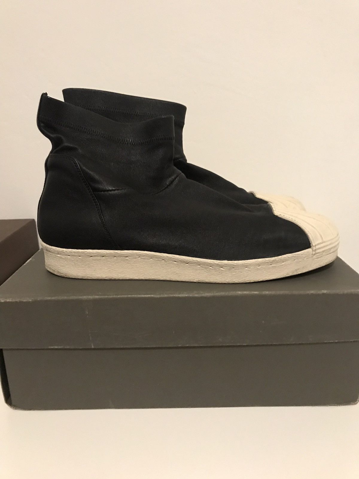 Adidas  Rick Owens Rick Owens shell-toe Mid | Grailed