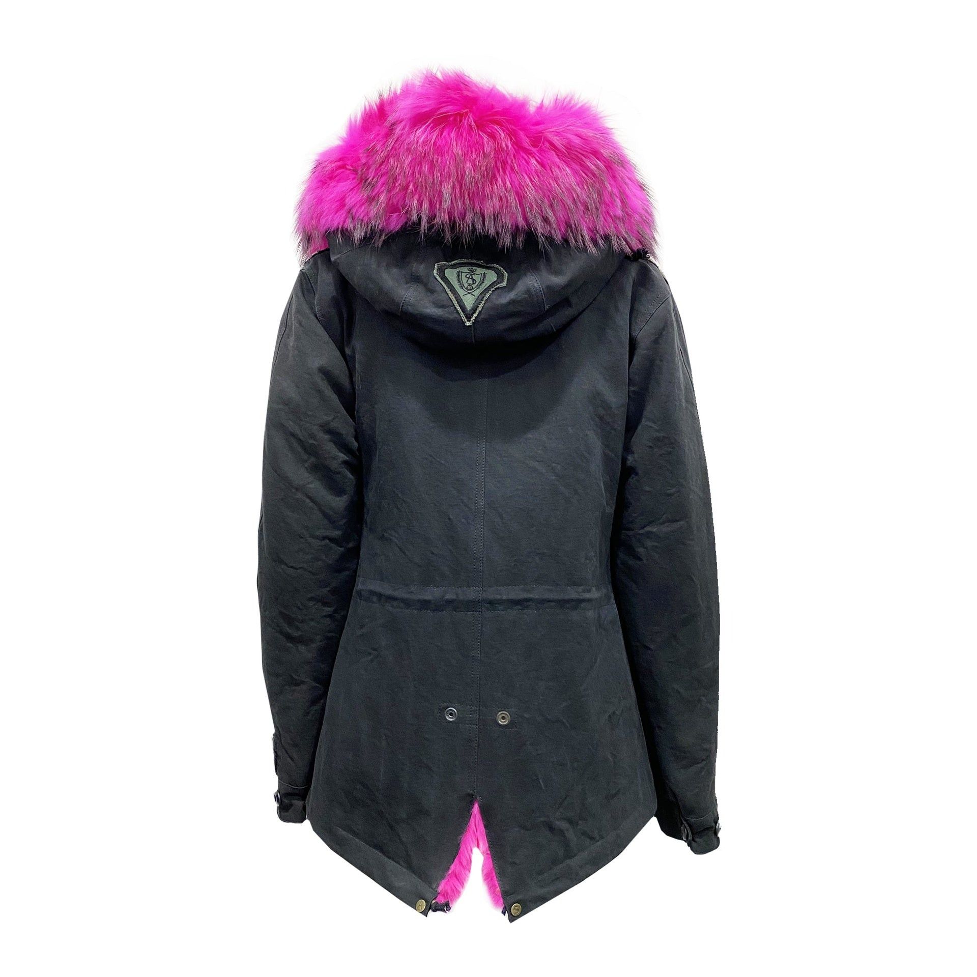 Other As65 Canvas Embellished Parka Jacket Size XXS / US 00 / IT 34 - 2 Thumbnail