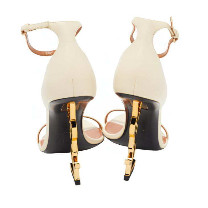 Saint Laurent Paris Yves Saint Laurent Opyum Sandals in Smooth Leather Size US 6 / IT 36 - 4 Thumbnail