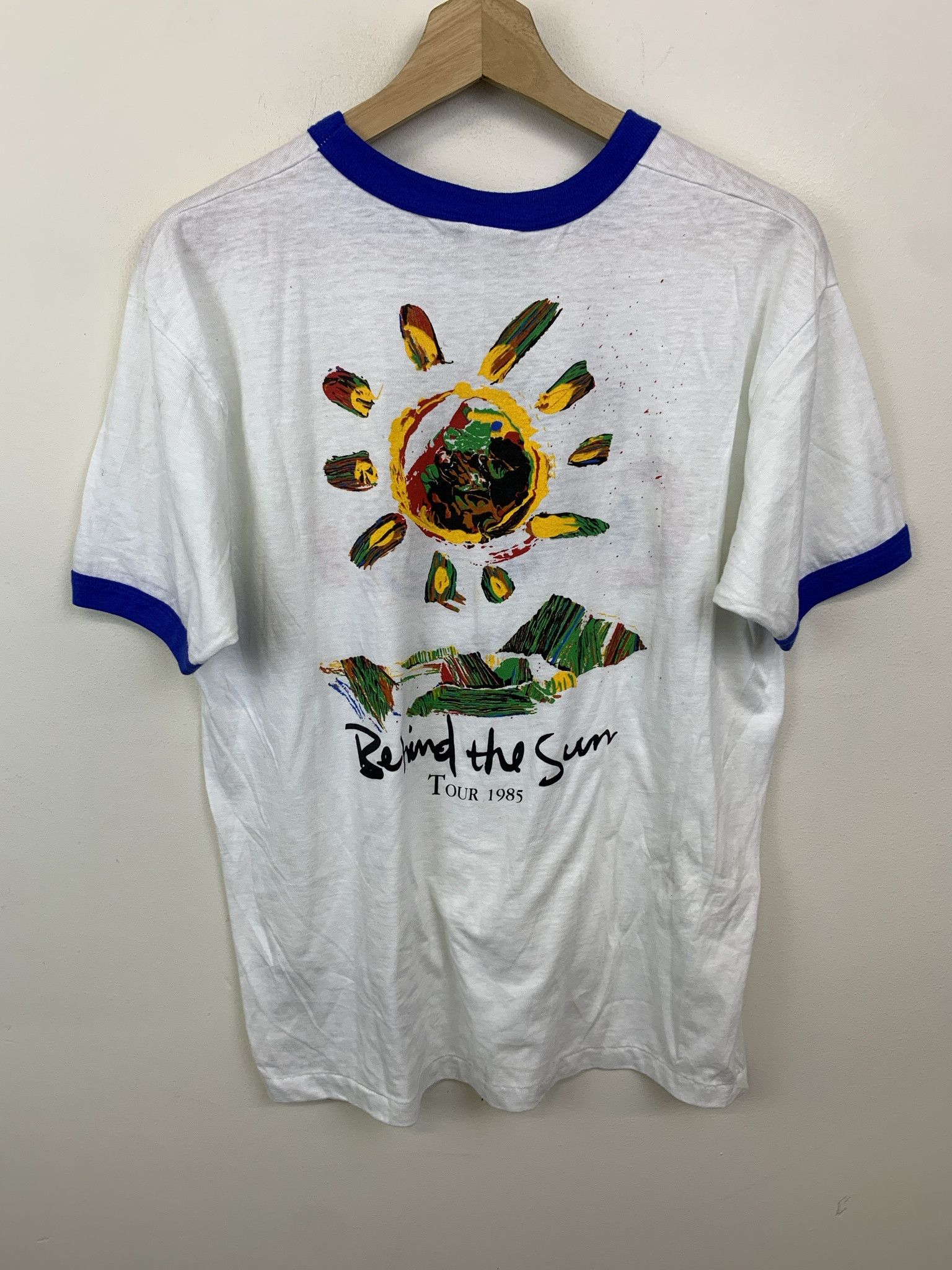 Other Vitnage Eric Clapton Behind the Sun 1980s Single Stitch Band Tee Size M Size US M / EU 48-50 / 2 - 4 Thumbnail