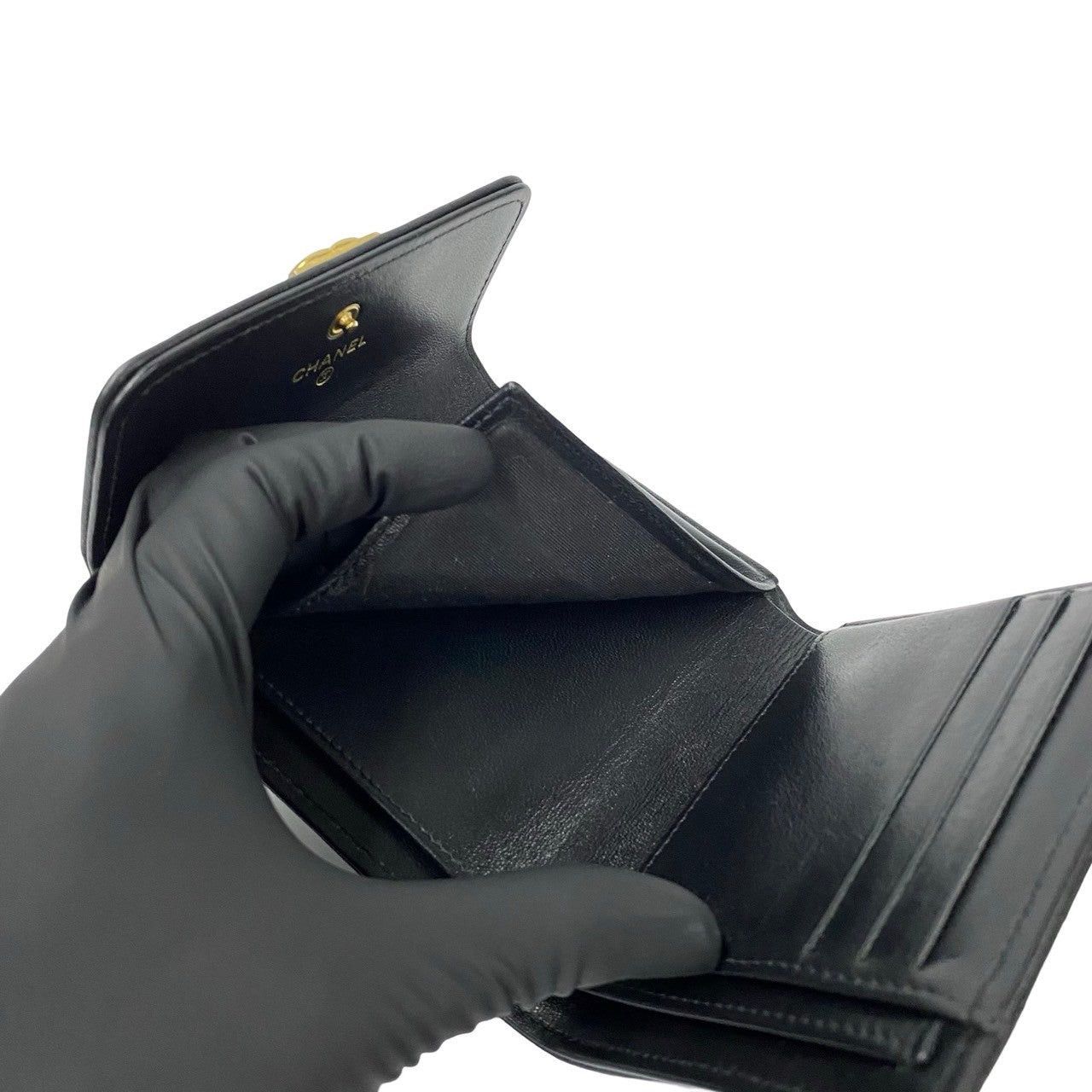 Chanel Chanel Wallet Black Lambskin Size ONE SIZE - 6 Thumbnail