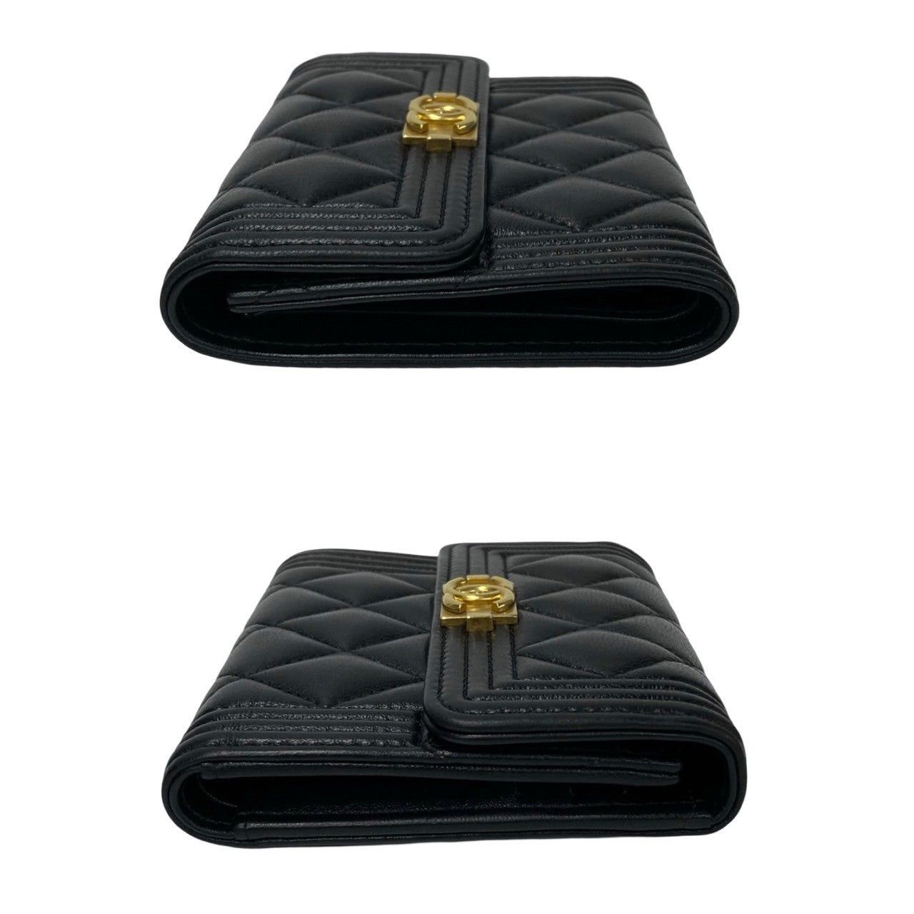 Chanel Chanel Wallet Black Lambskin Size ONE SIZE - 4 Thumbnail