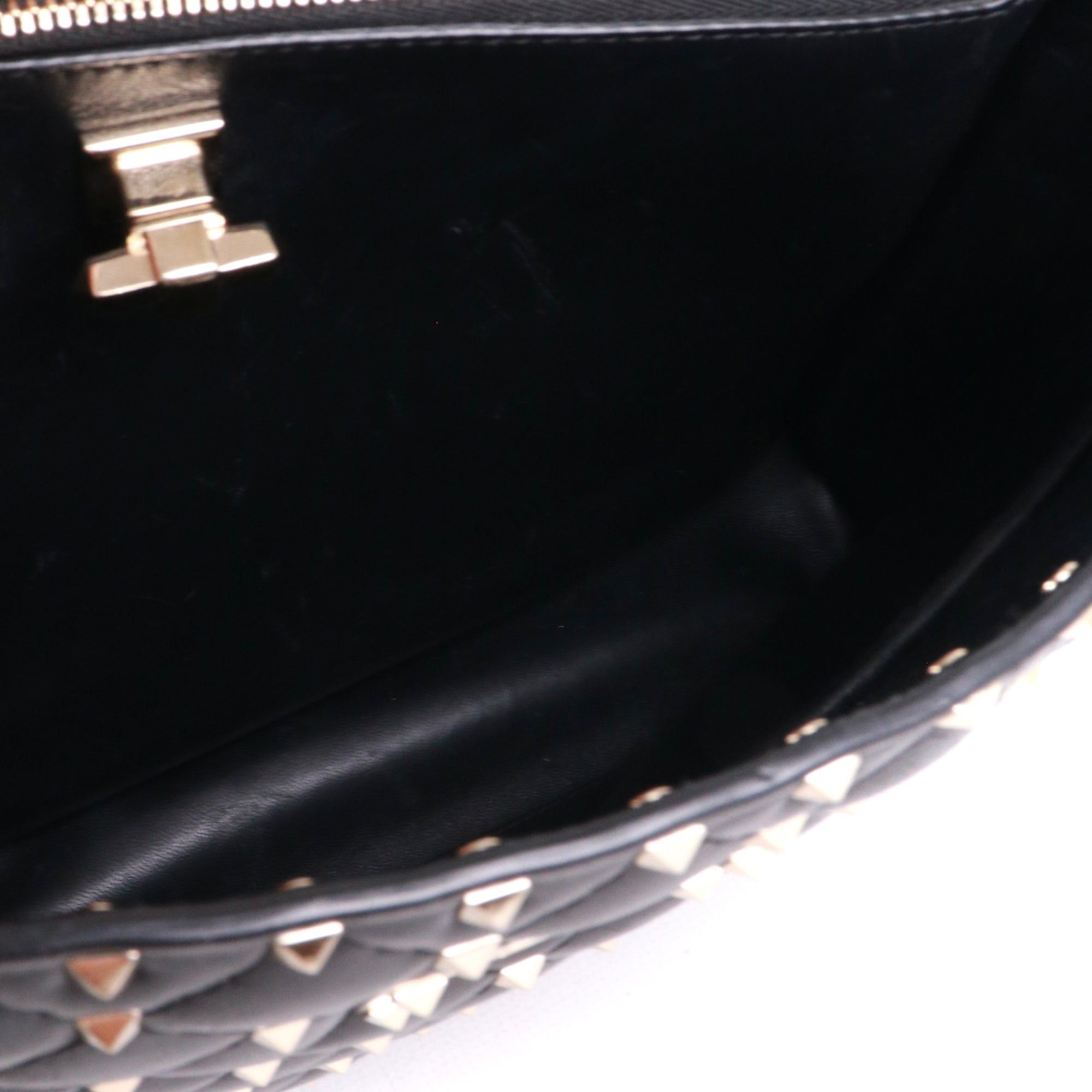 Valentino VALENTINO - Valentino Rockstud tote bag in black leather Size ONE SIZE - 8 Thumbnail