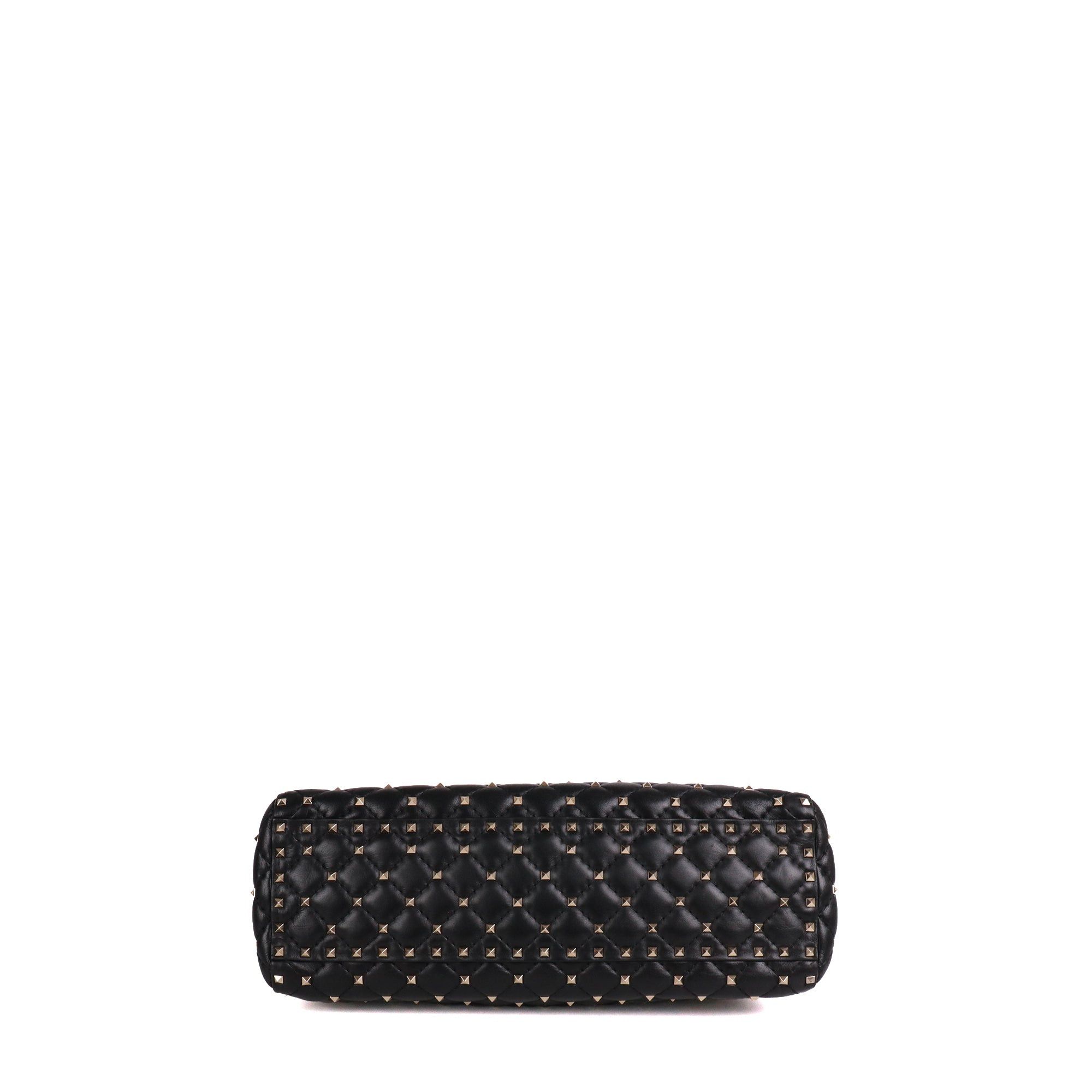 Valentino VALENTINO - Valentino Rockstud tote bag in black leather Size ONE SIZE - 4 Thumbnail