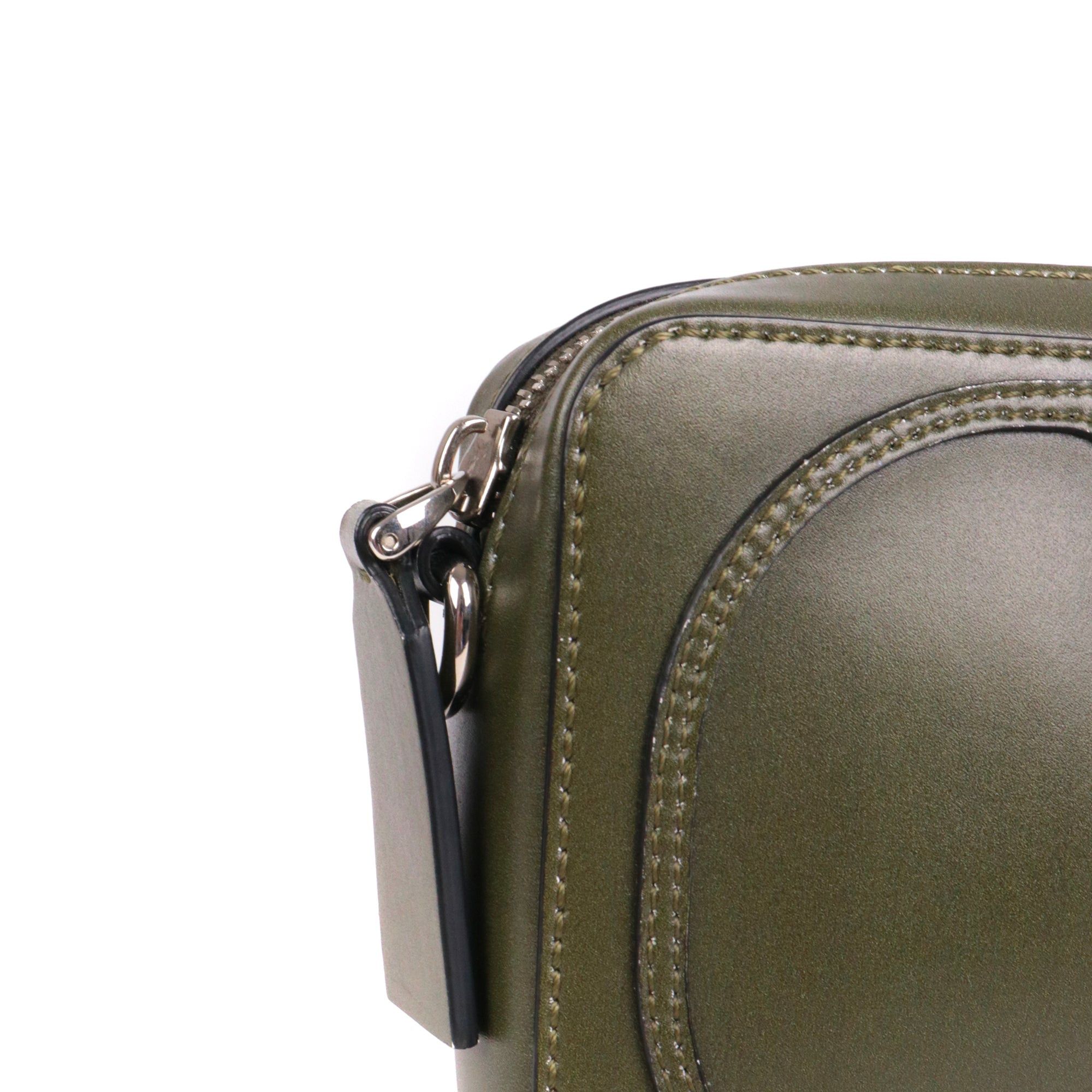 Valentino VALENTINO - Valentino VSling shoulder bag in khaki smooth leather Size ONE SIZE - 5 Thumbnail