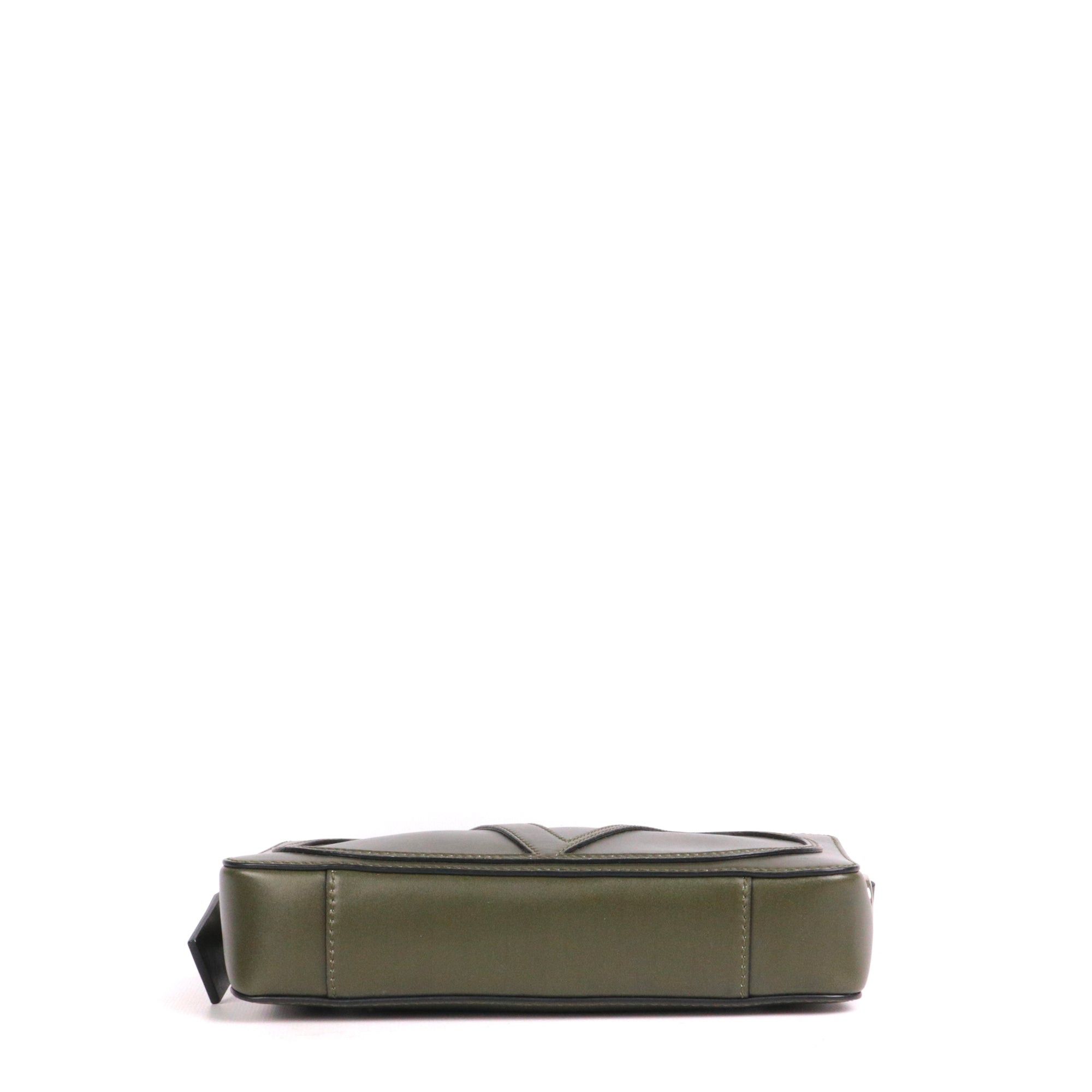 Valentino VALENTINO - Valentino VSling shoulder bag in khaki smooth leather Size ONE SIZE - 4 Thumbnail