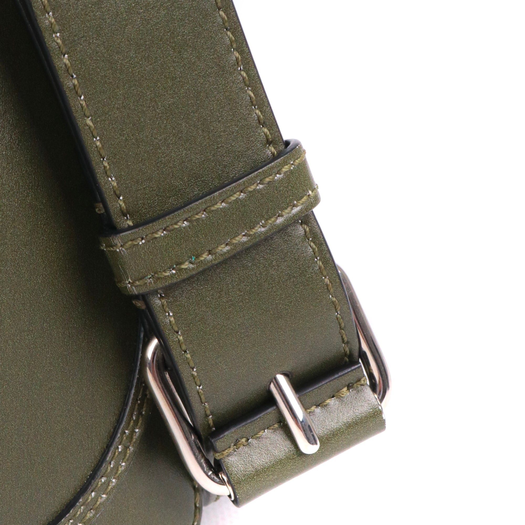 Valentino VALENTINO - Valentino VSling shoulder bag in khaki smooth leather Size ONE SIZE - 6 Thumbnail