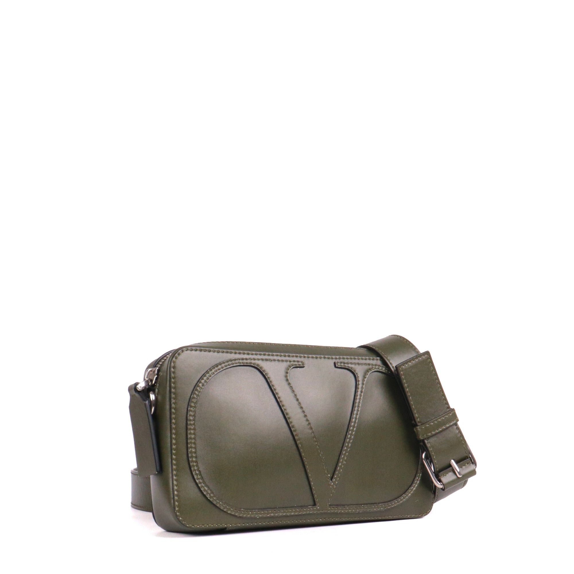 Valentino VALENTINO - Valentino VSling shoulder bag in khaki smooth leather Size ONE SIZE - 2 Thumbnail