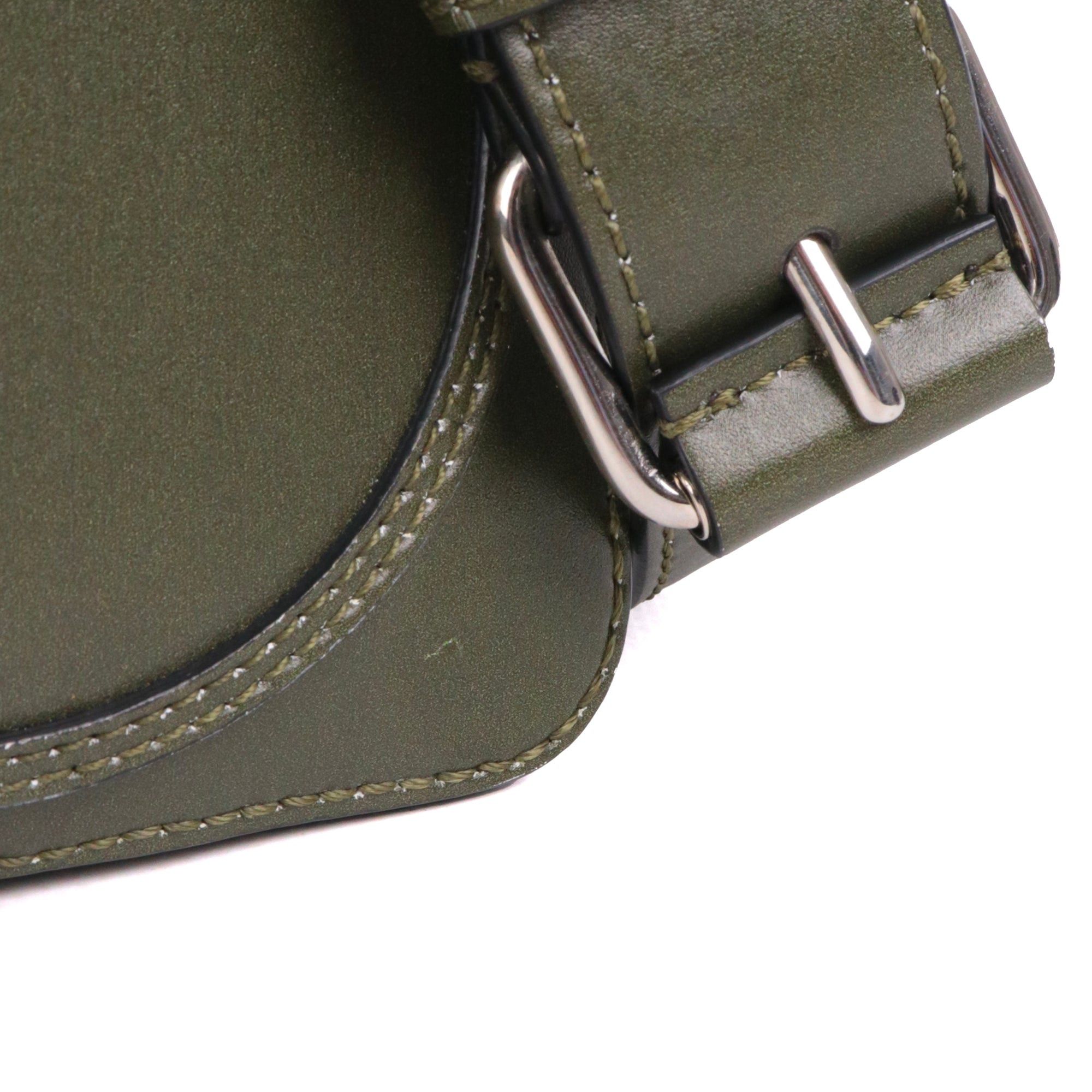 Valentino VALENTINO - Valentino VSling shoulder bag in khaki smooth leather Size ONE SIZE - 7 Thumbnail